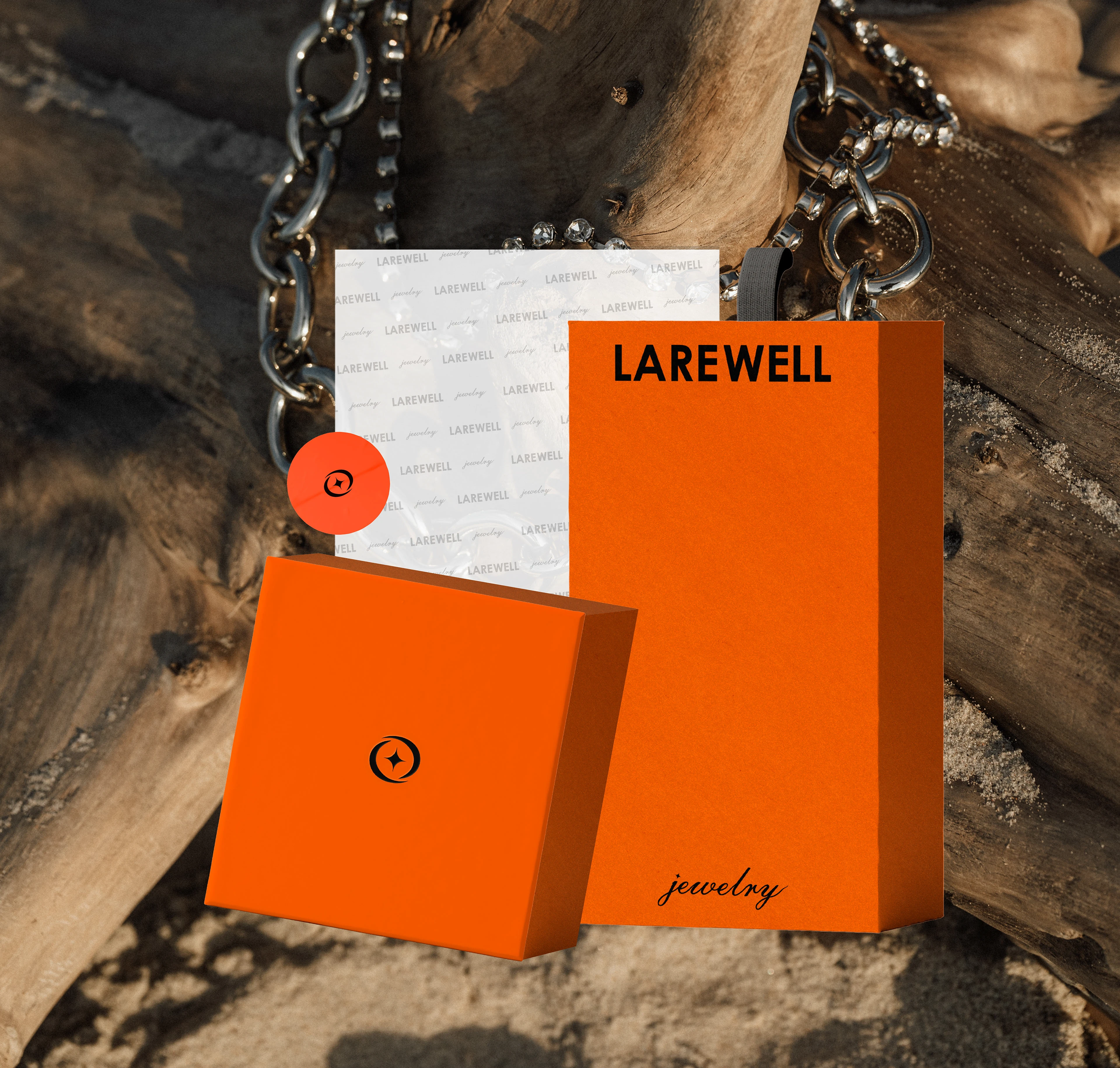 Логотип и фирменный стиль бренда украшений Larewell — Изображение №8 — Брендинг на Dprofile