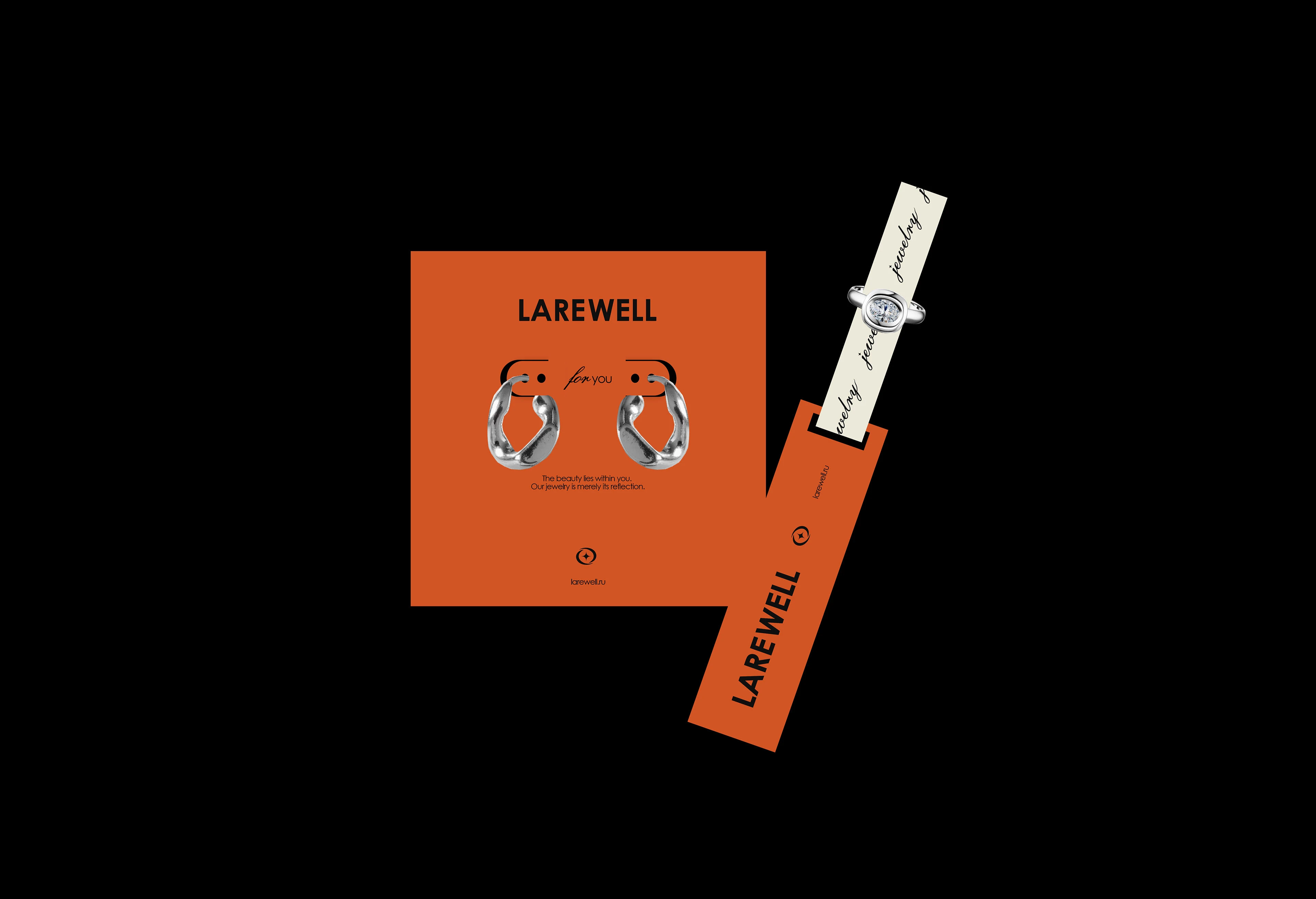 Логотип и фирменный стиль бренда украшений Larewell — Изображение №10 — Брендинг на Dprofile