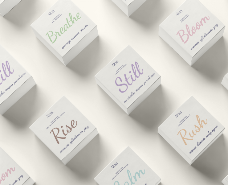 Alora/Logo/packaging/упаковка на Dprofile