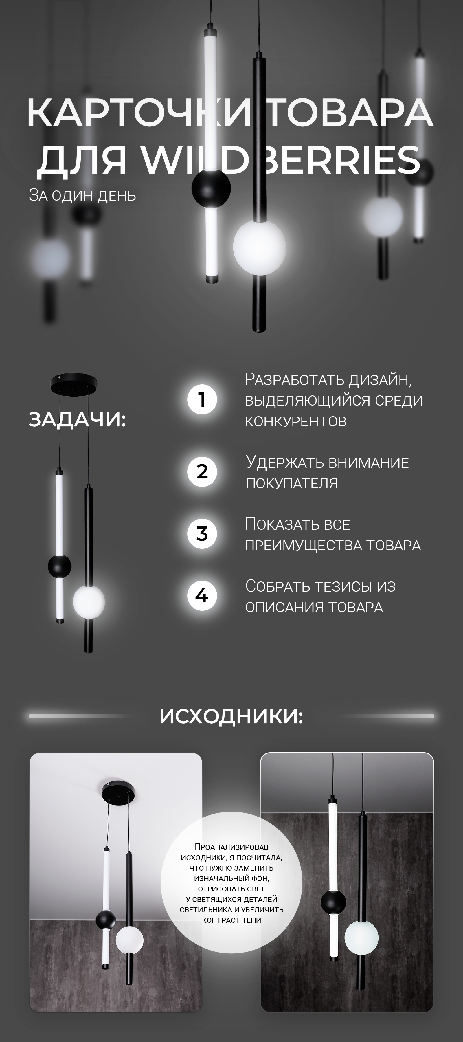 Инфографика для светильника — Изображение №1 — Графика, Маркетинг на Dprofile