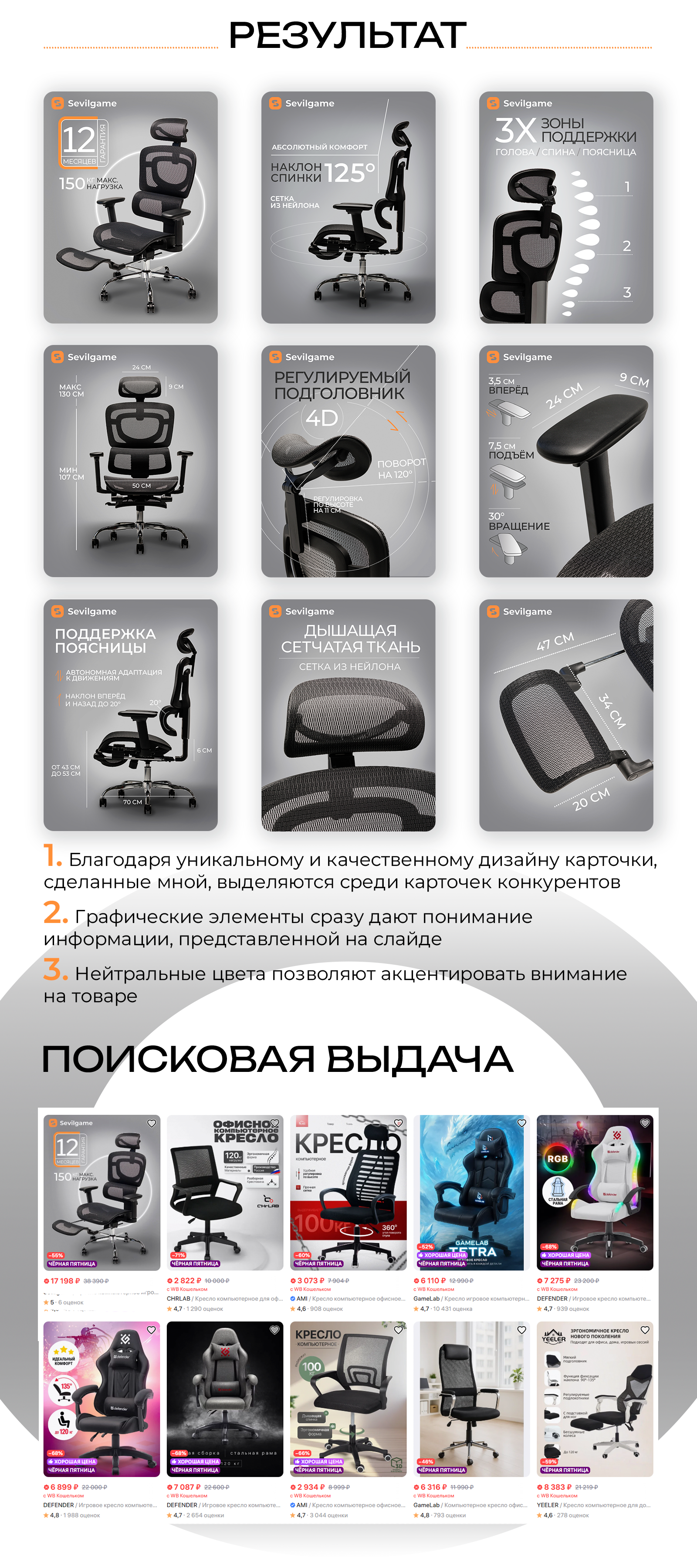 Дизайн карточек для Wildberries — Изображение №2 — Графика, Маркетинг на Dprofile