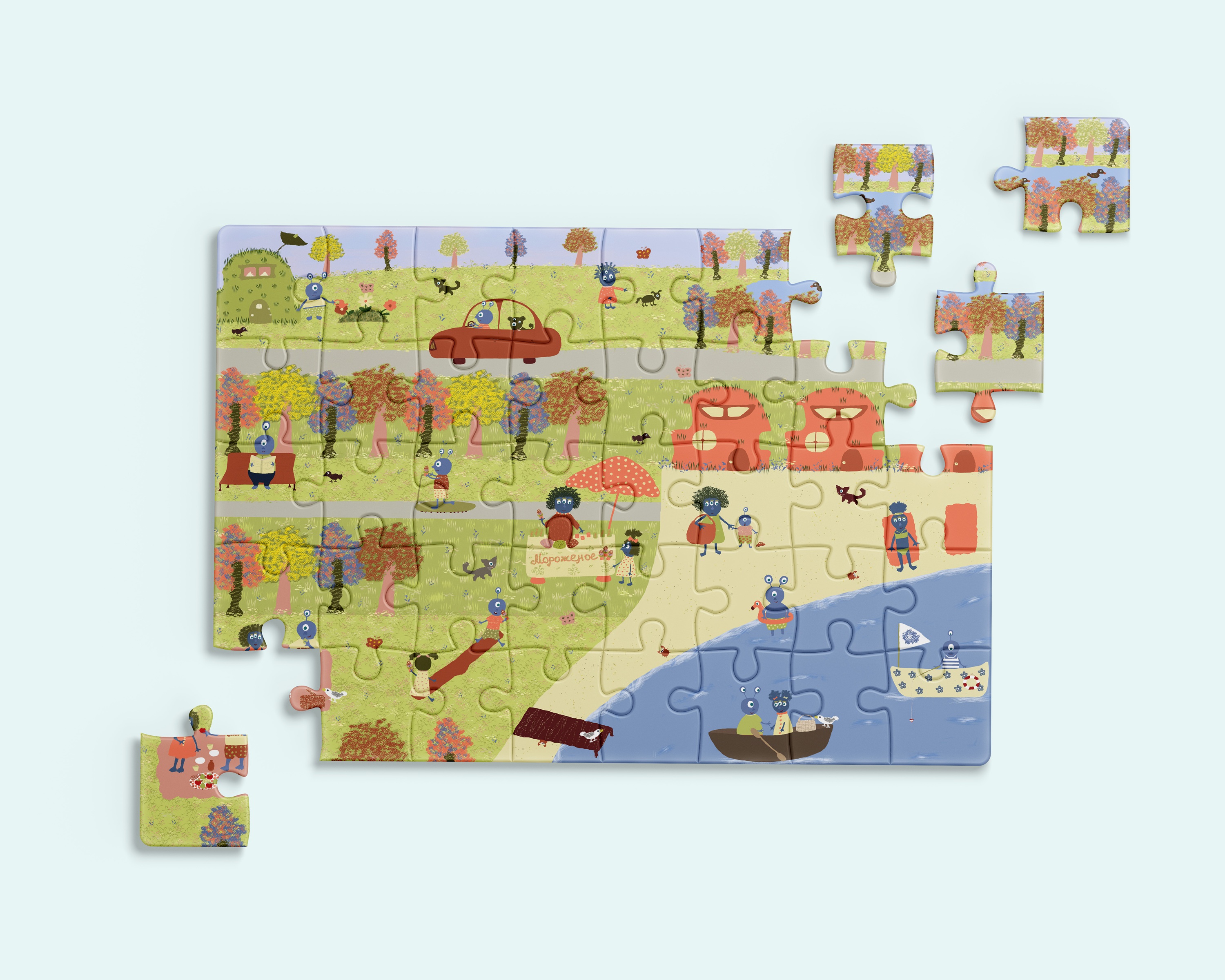 Пазлы — Изображение №1 — Брендинг, Иллюстрация на Dprofile