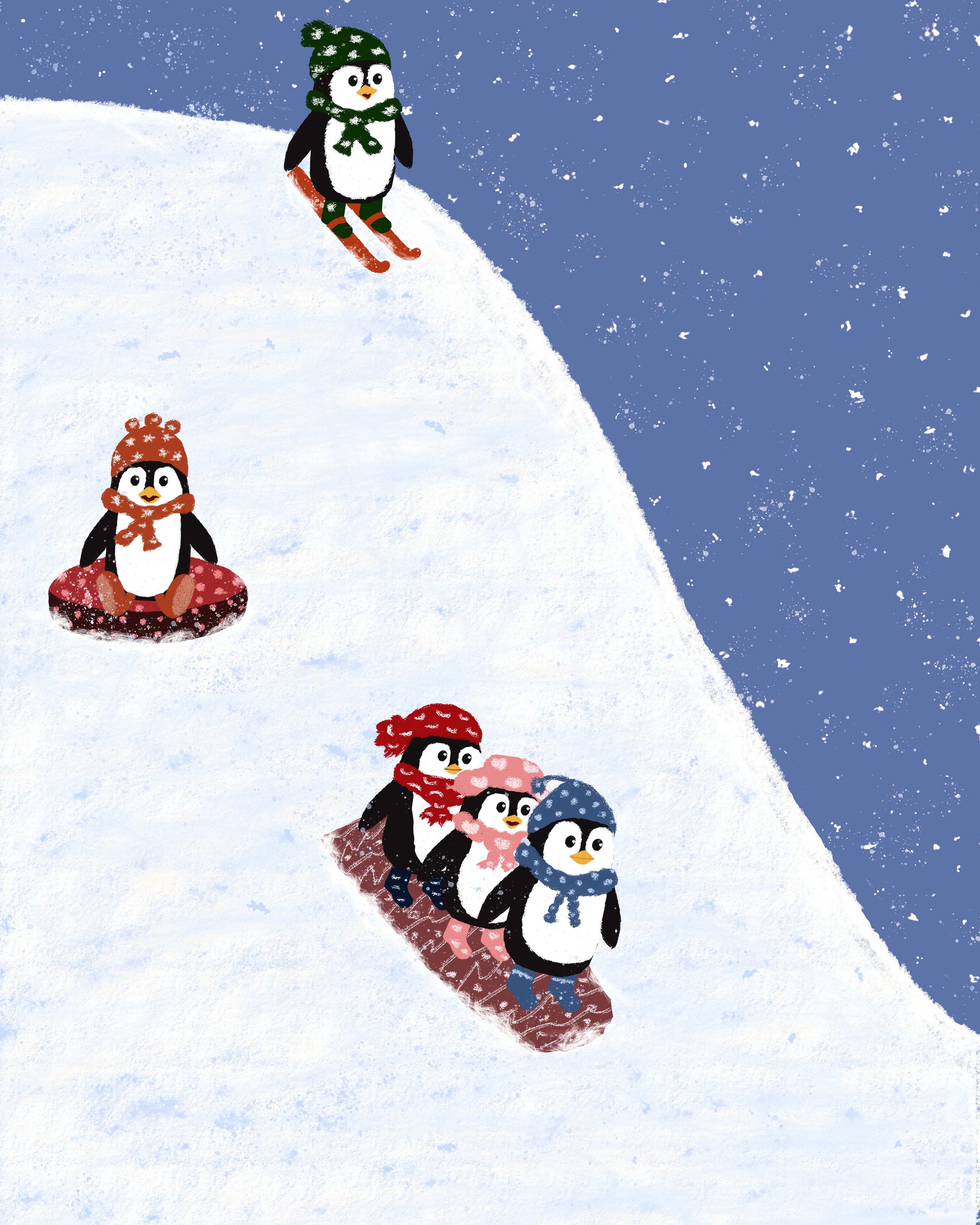 Зимние иллюстрации — Изображение №4 — Иллюстрация на Dprofile