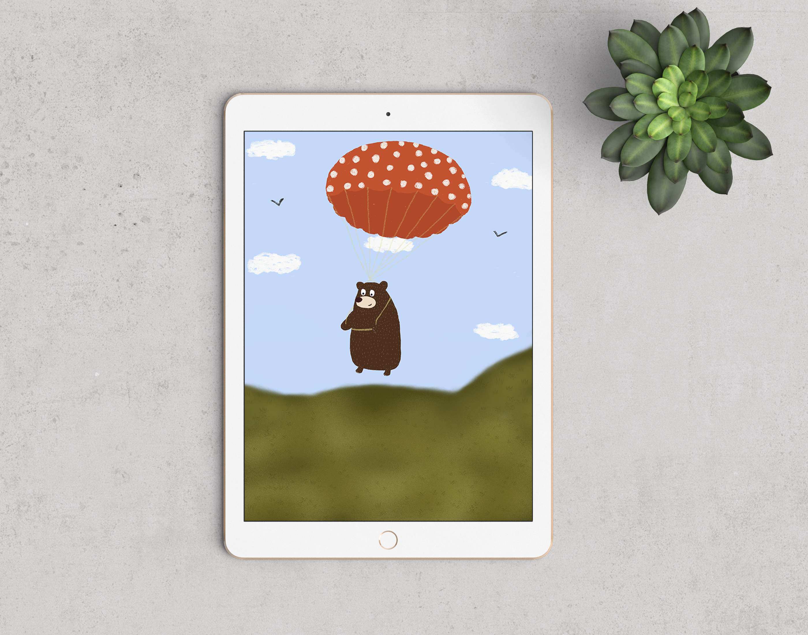 Детская иллюстрация - Будни медведя — Изображение №7 — Иллюстрация на Dprofile