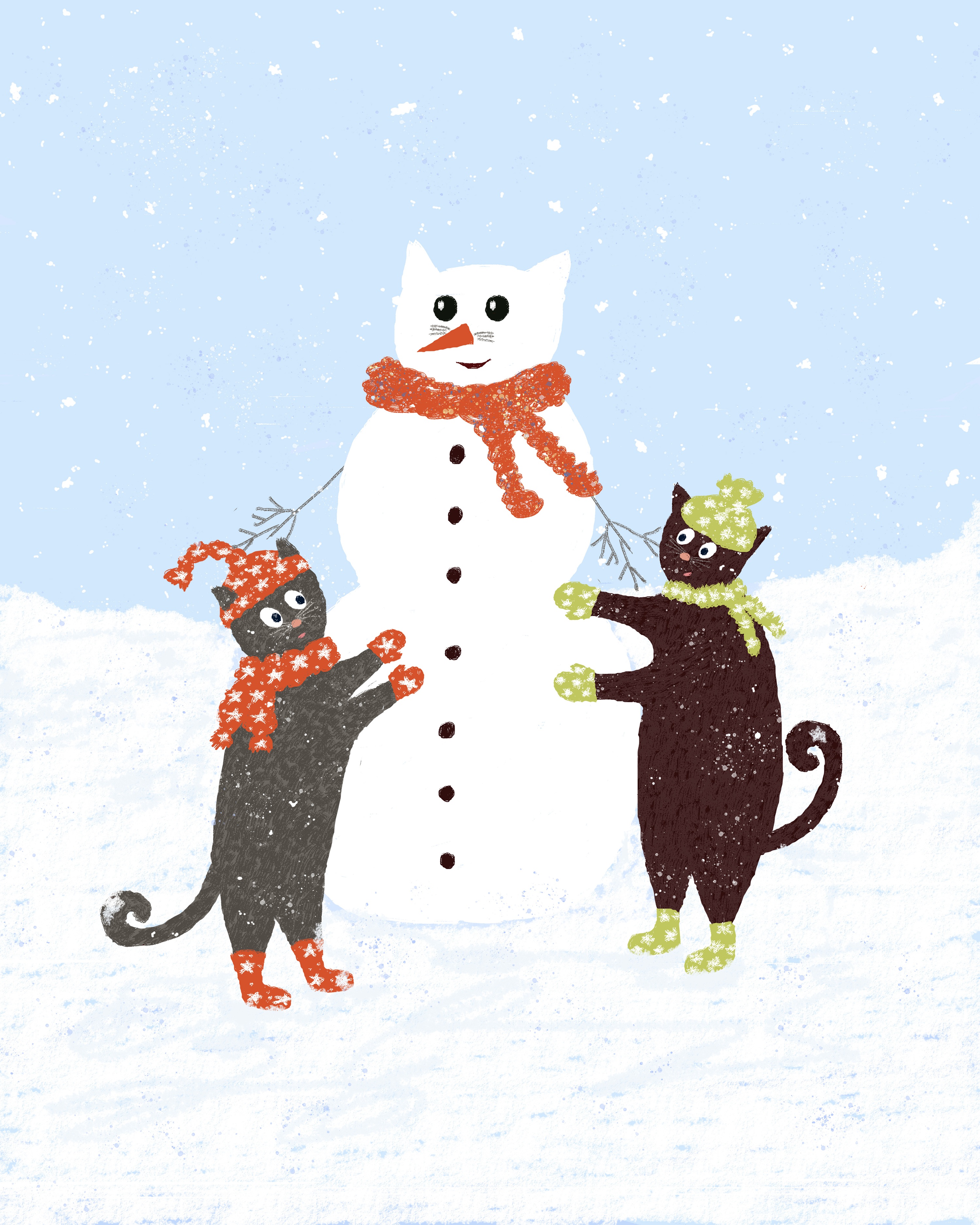 Зимние иллюстрации — Изображение №3 — Иллюстрация на Dprofile