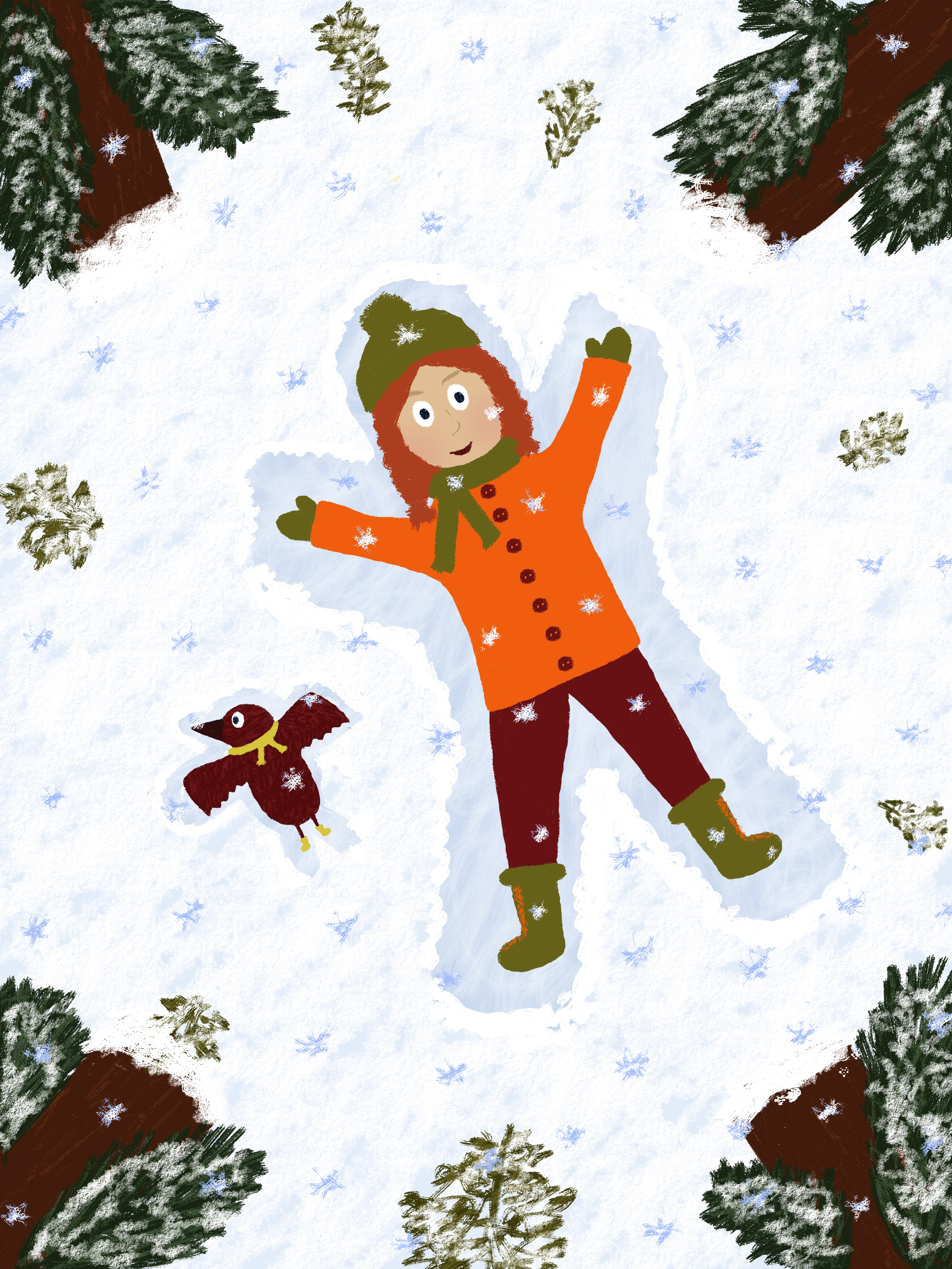 Зимние иллюстрации — Изображение №1 — Иллюстрация на Dprofile