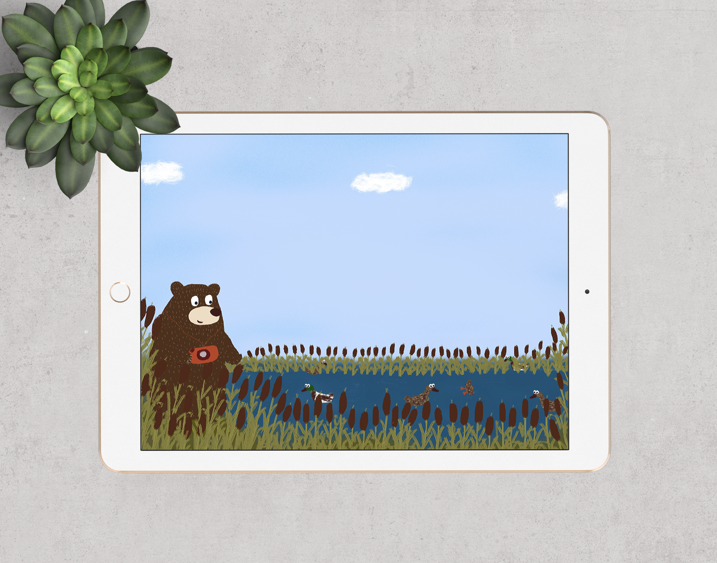 Детская иллюстрация - Будни медведя — Изображение №8 — Иллюстрация на Dprofile