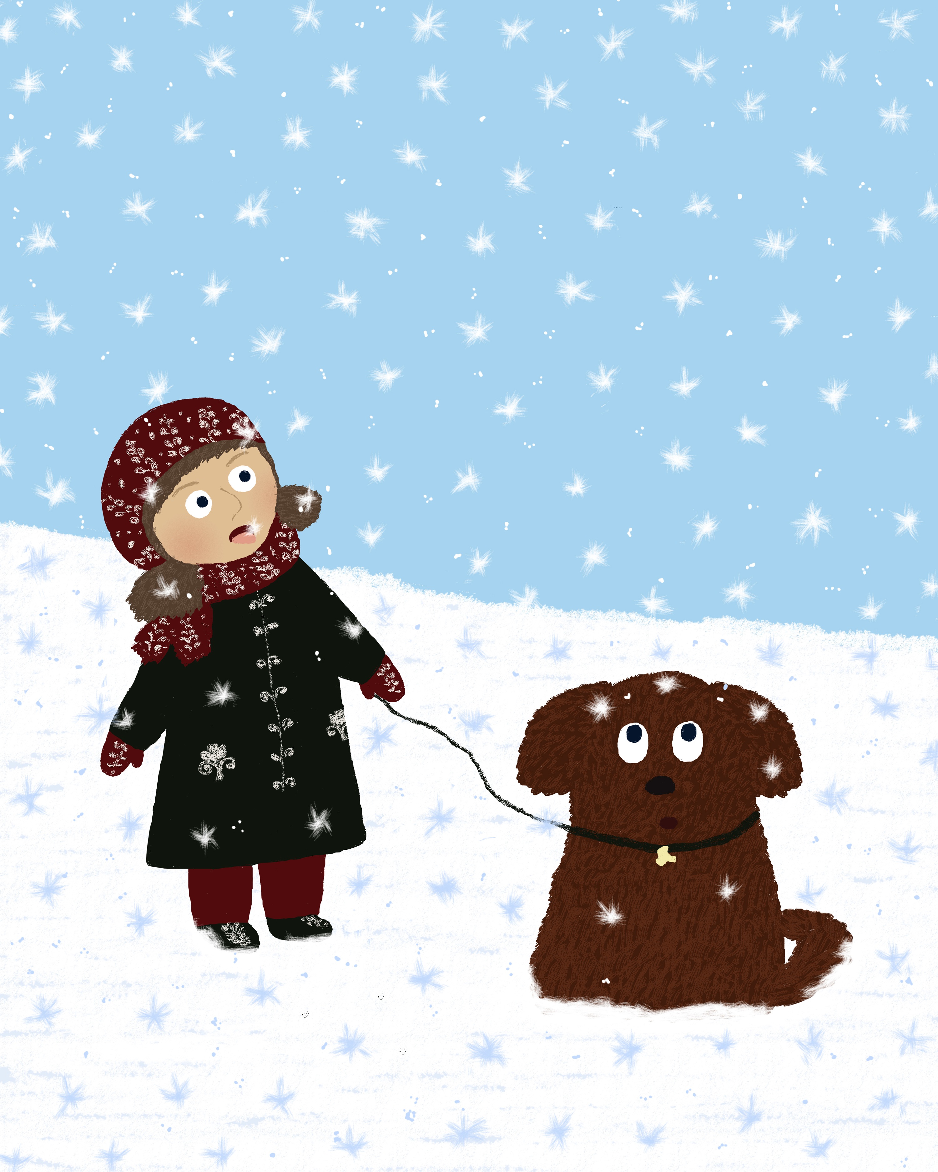 Зимние иллюстрации — Изображение №5 — Иллюстрация на Dprofile