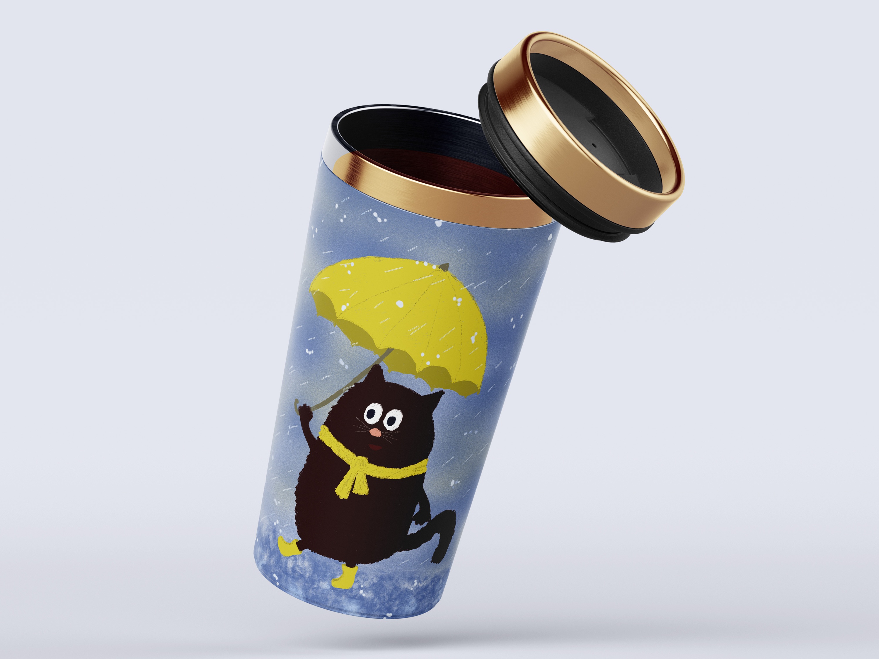 Иллюстрации для кофейных стаканчиков — Изображение №5 — Брендинг, Иллюстрация на Dprofile