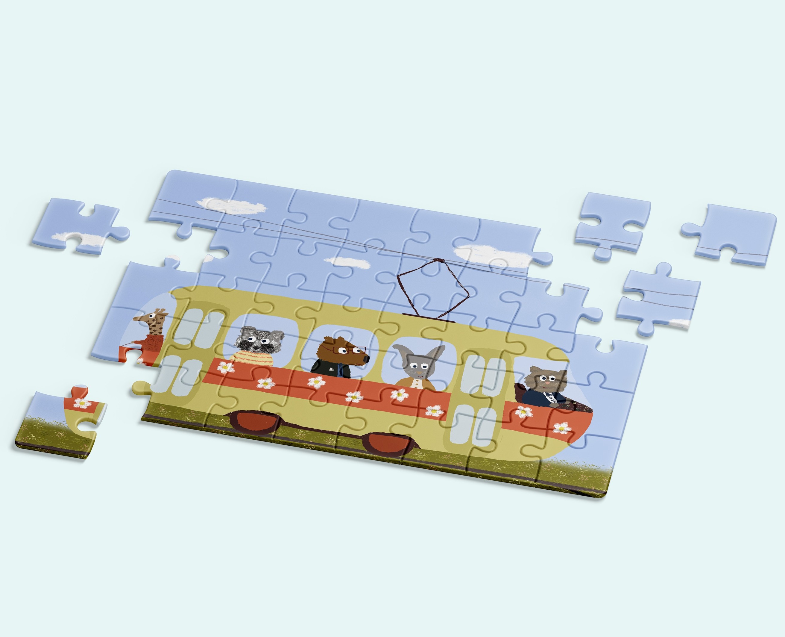 Пазлы — Брендинг, Иллюстрация на Dprofile