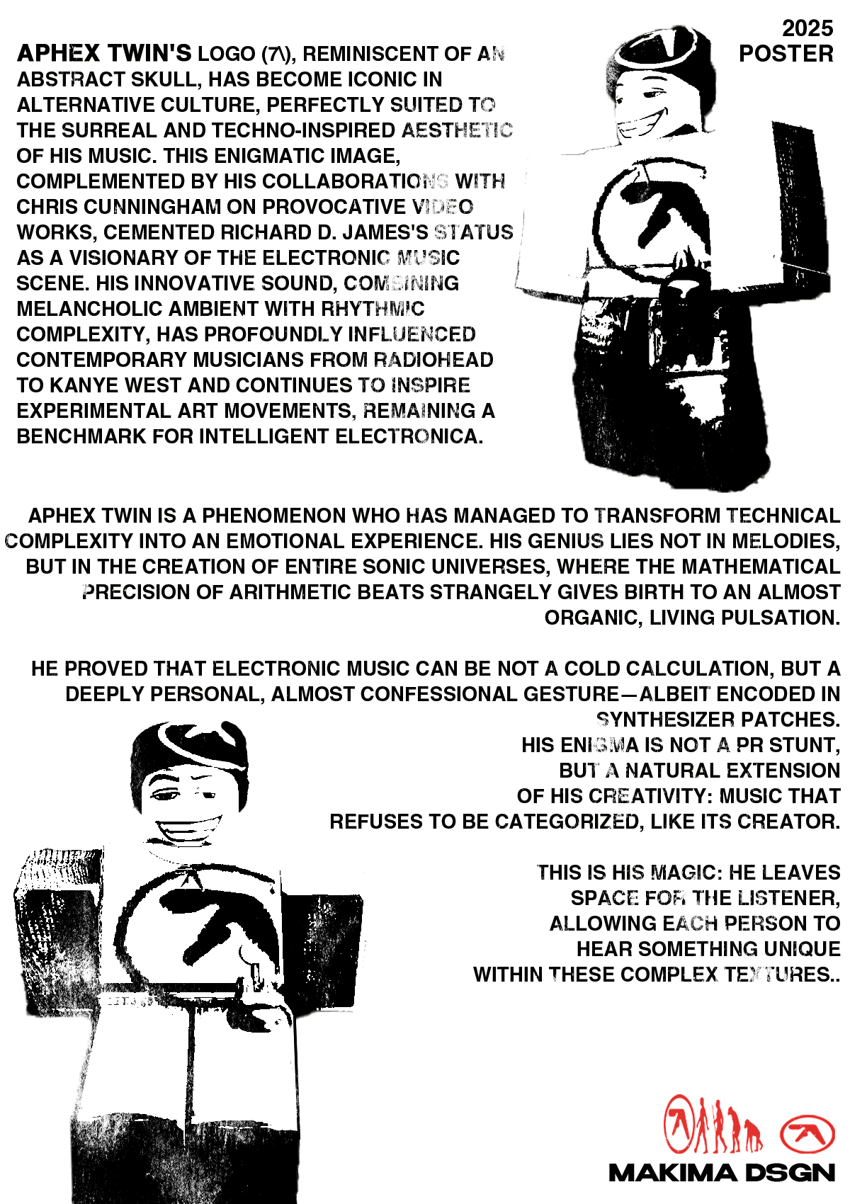 Aphex twin posters — Изображение №4 — Иллюстрация, Графика на Dprofile