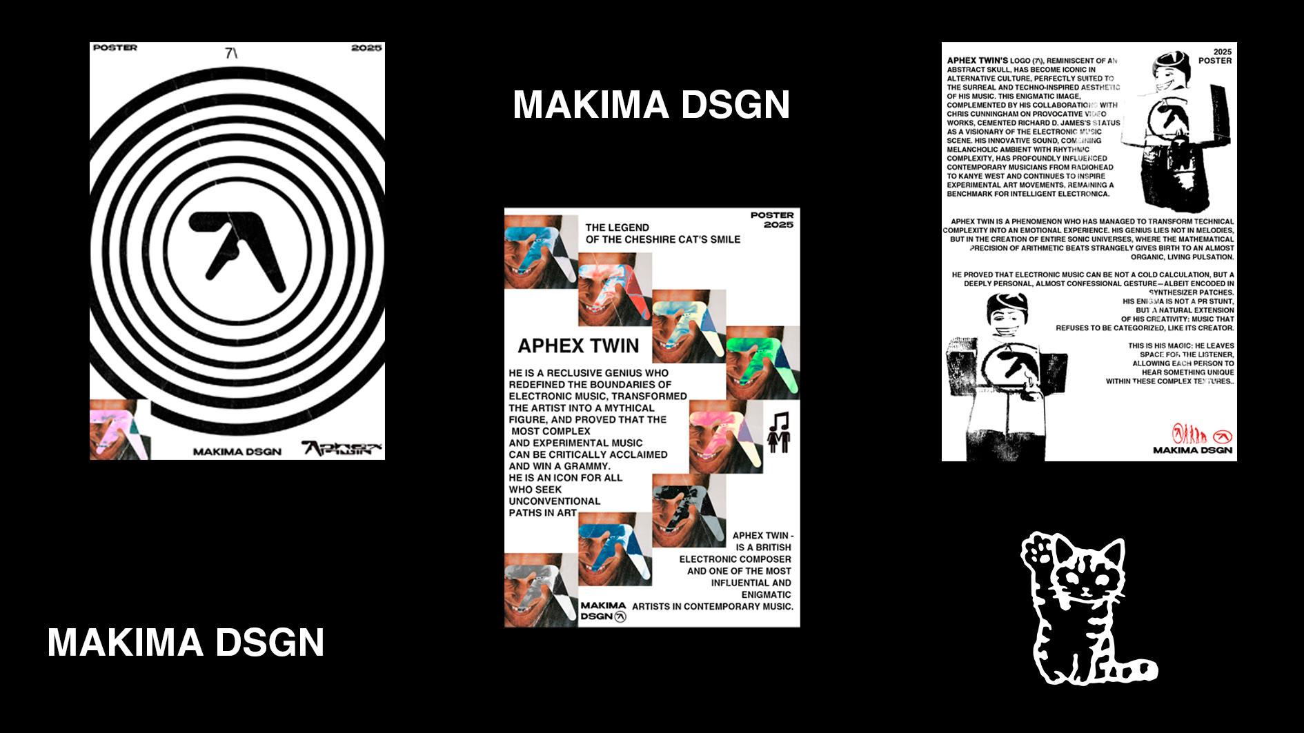 Aphex twin posters — Изображение №1 — Иллюстрация, Графика на Dprofile