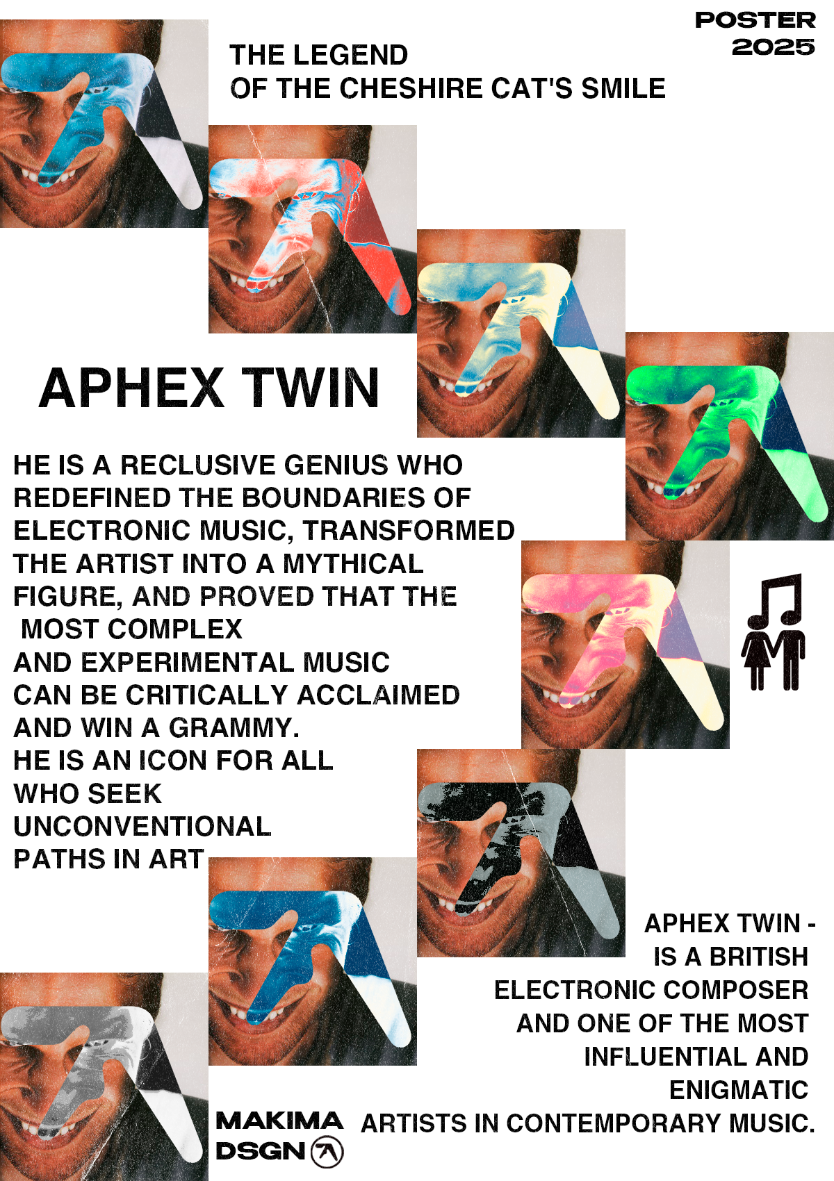 Aphex twin posters — Изображение №3 — Иллюстрация, Графика на Dprofile