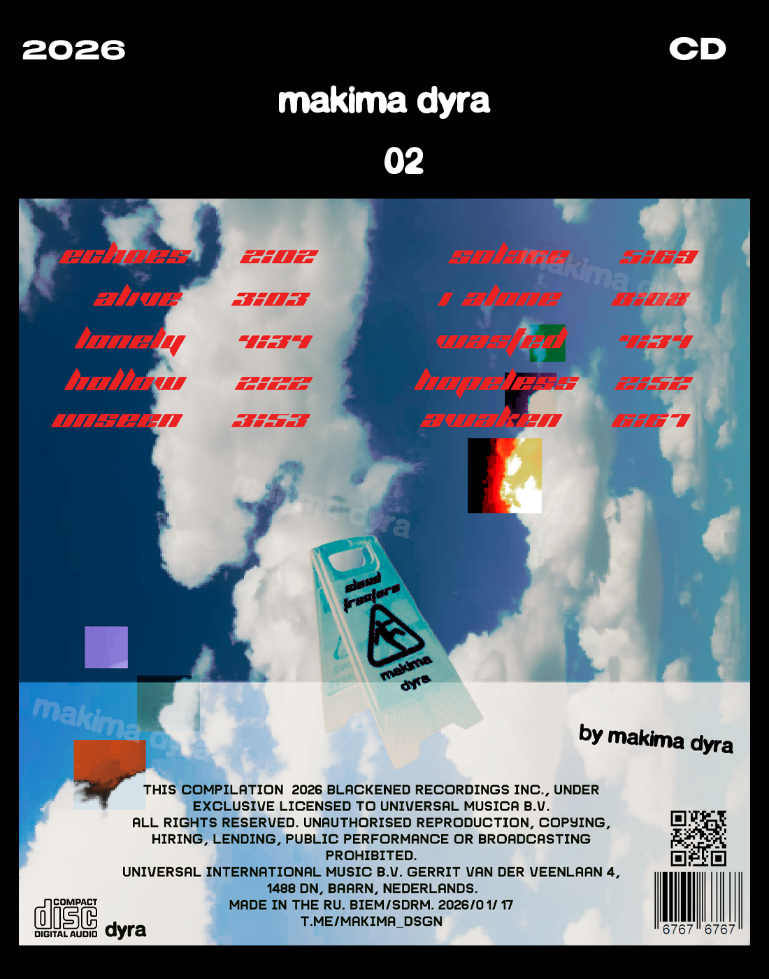 CD/СД Cloud Fracture — Изображение №3 — Брендинг, Графика на Dprofile