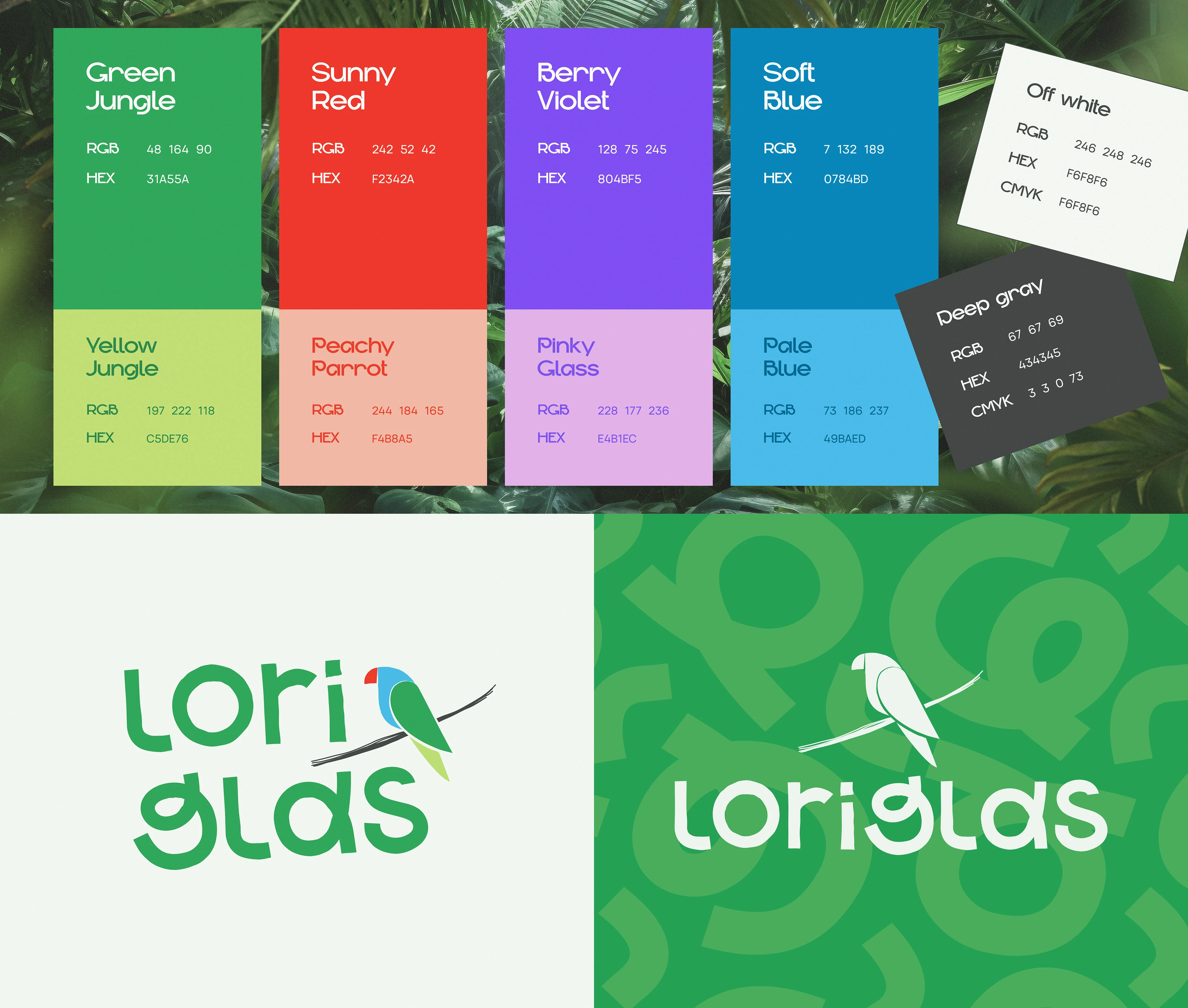 Loriglas | Айдентика бренда цветных стекол — Изображение №7 — Брендинг на Dprofile