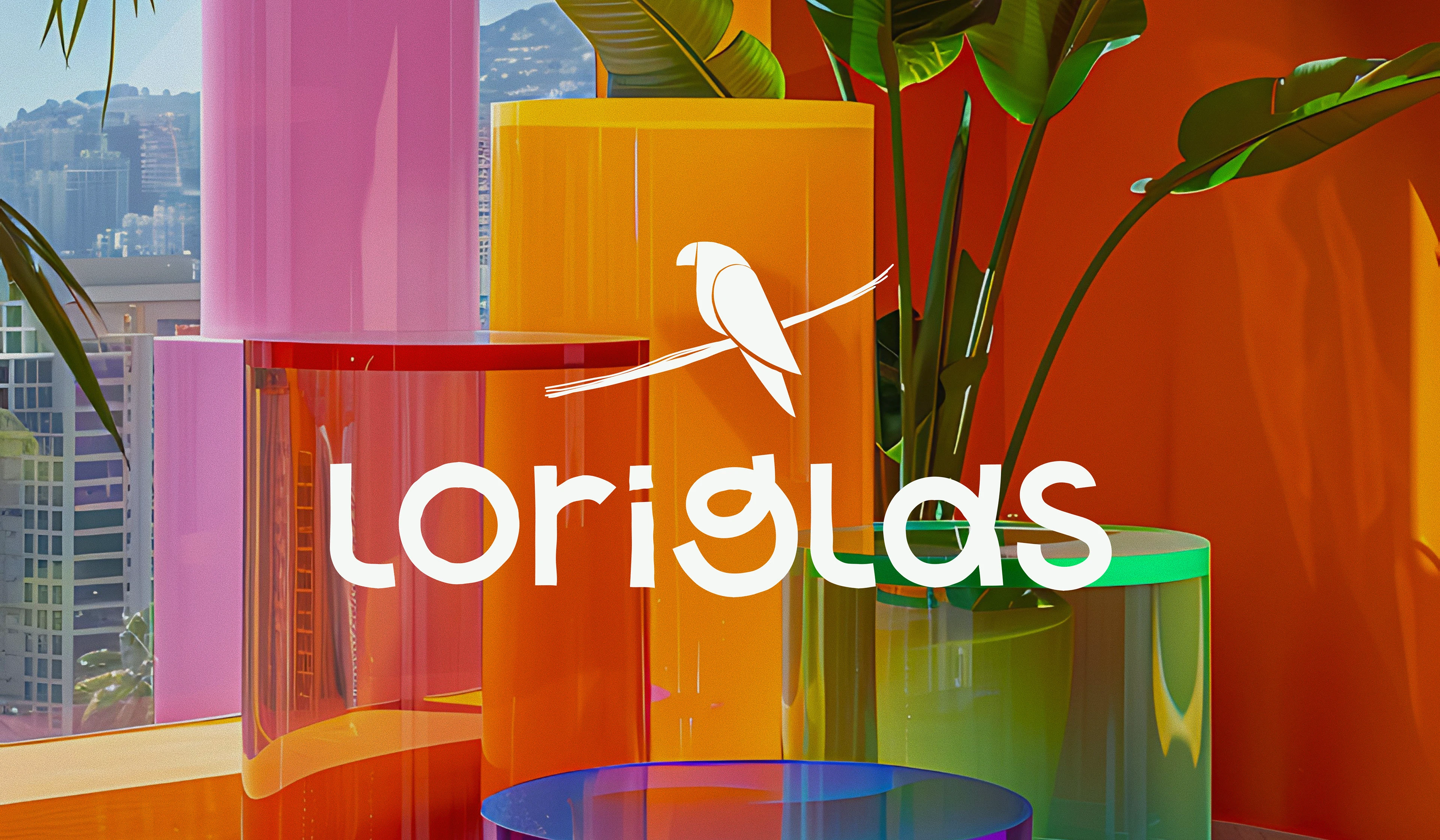 Loriglas | Айдентика бренда цветных стекол — Изображение №1 — Брендинг на Dprofile