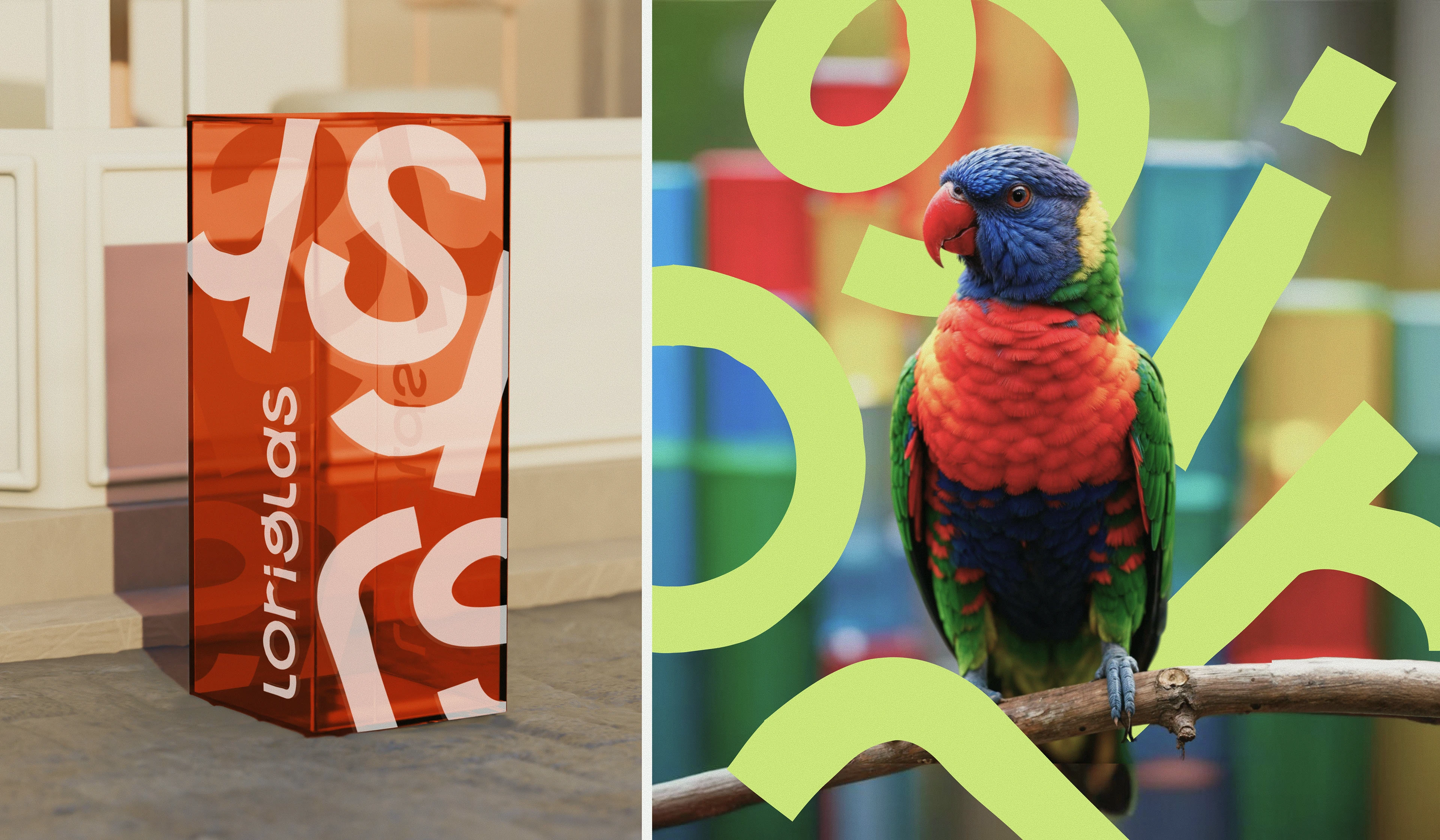 Loriglas | Айдентика бренда цветных стекол — Изображение №3 — Брендинг на Dprofile