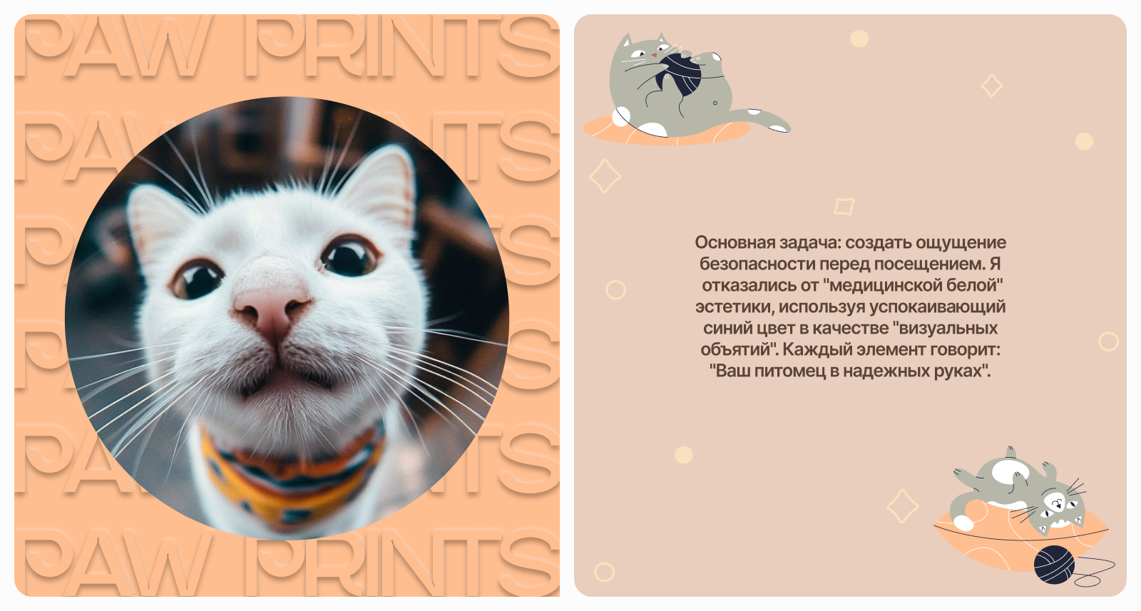 Концепт сайта ветеринарной клиники| Paw Prints — Изображение №31 — Интерфейсы, Брендинг на Dprofile