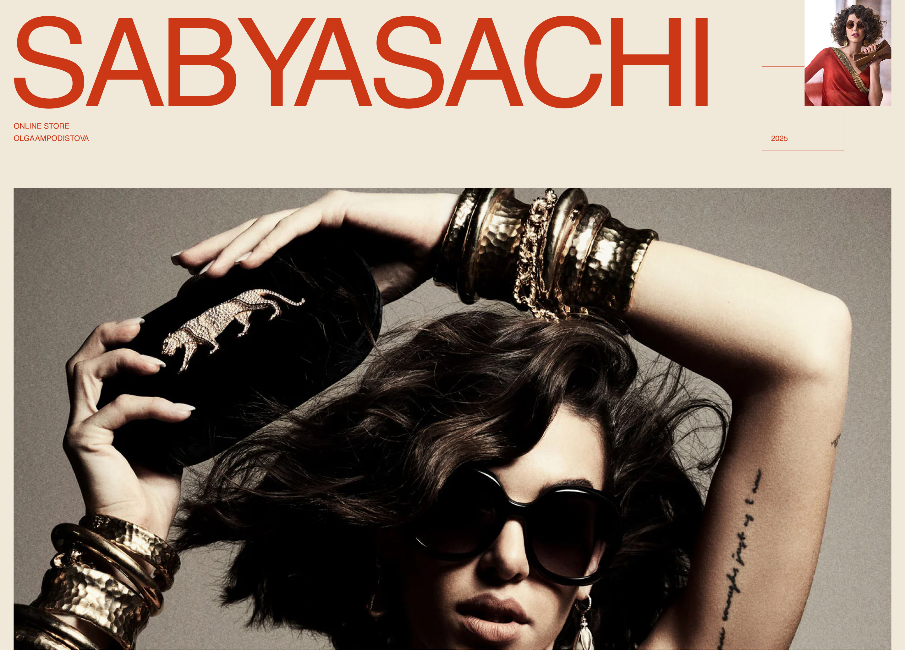 Sabyasachi clutch online store — Изображение №1 — Интерфейсы на Dprofile