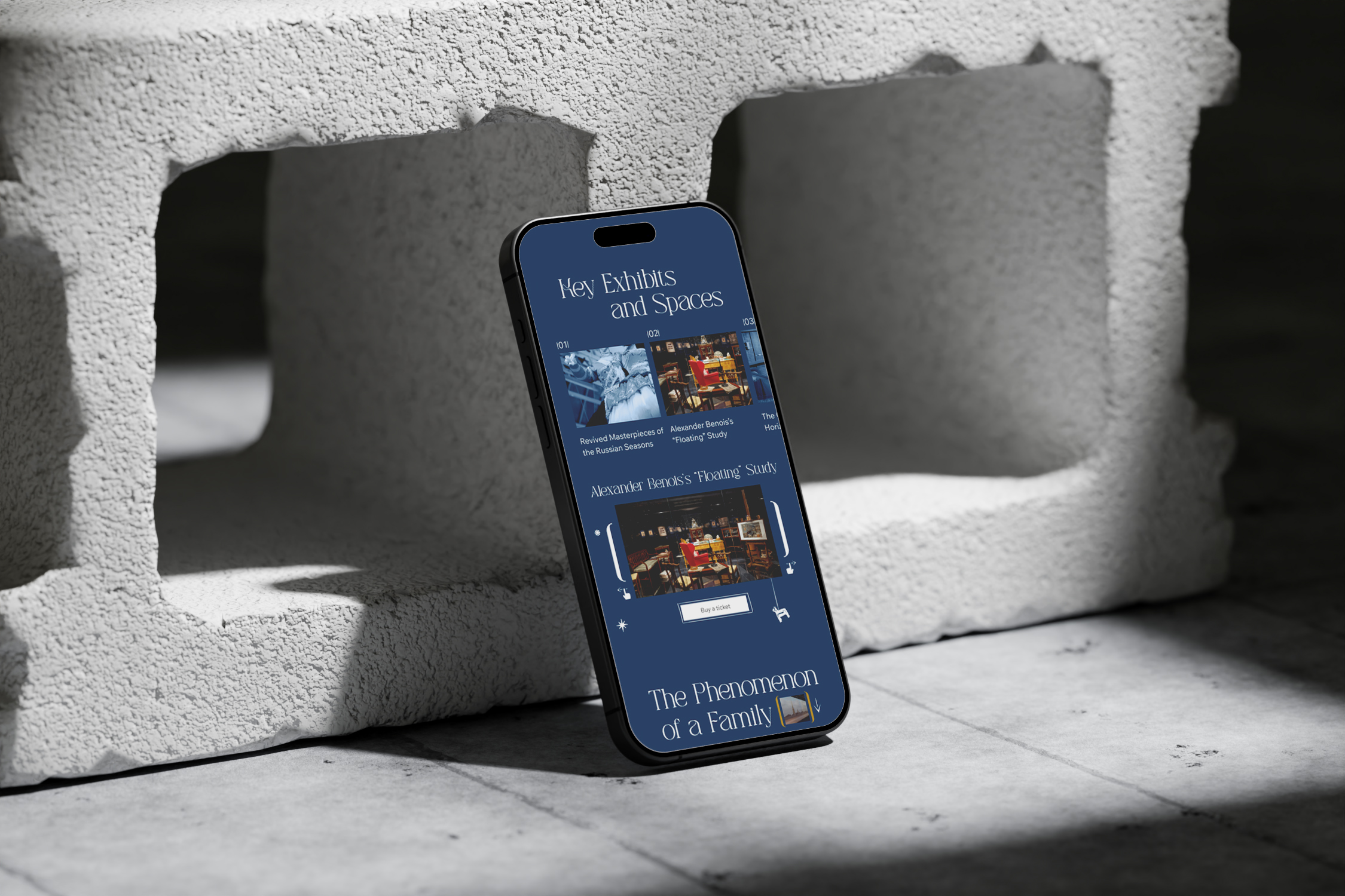 Benois Legacy - Exhibition Website UI — Изображение №13 — Интерфейсы на Dprofile