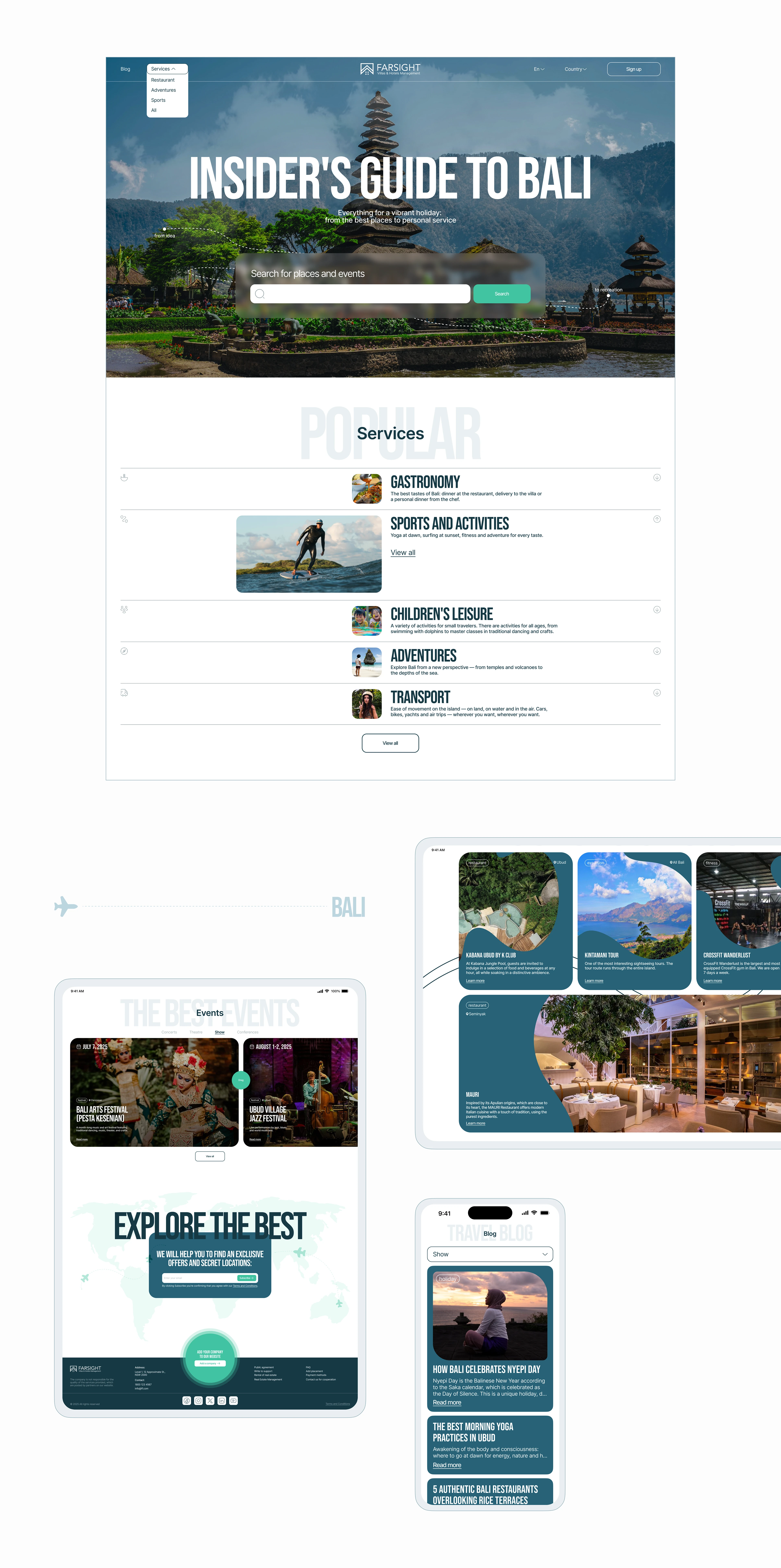 Web-site for Farsight — Изображение №3 — Интерфейсы на Dprofile