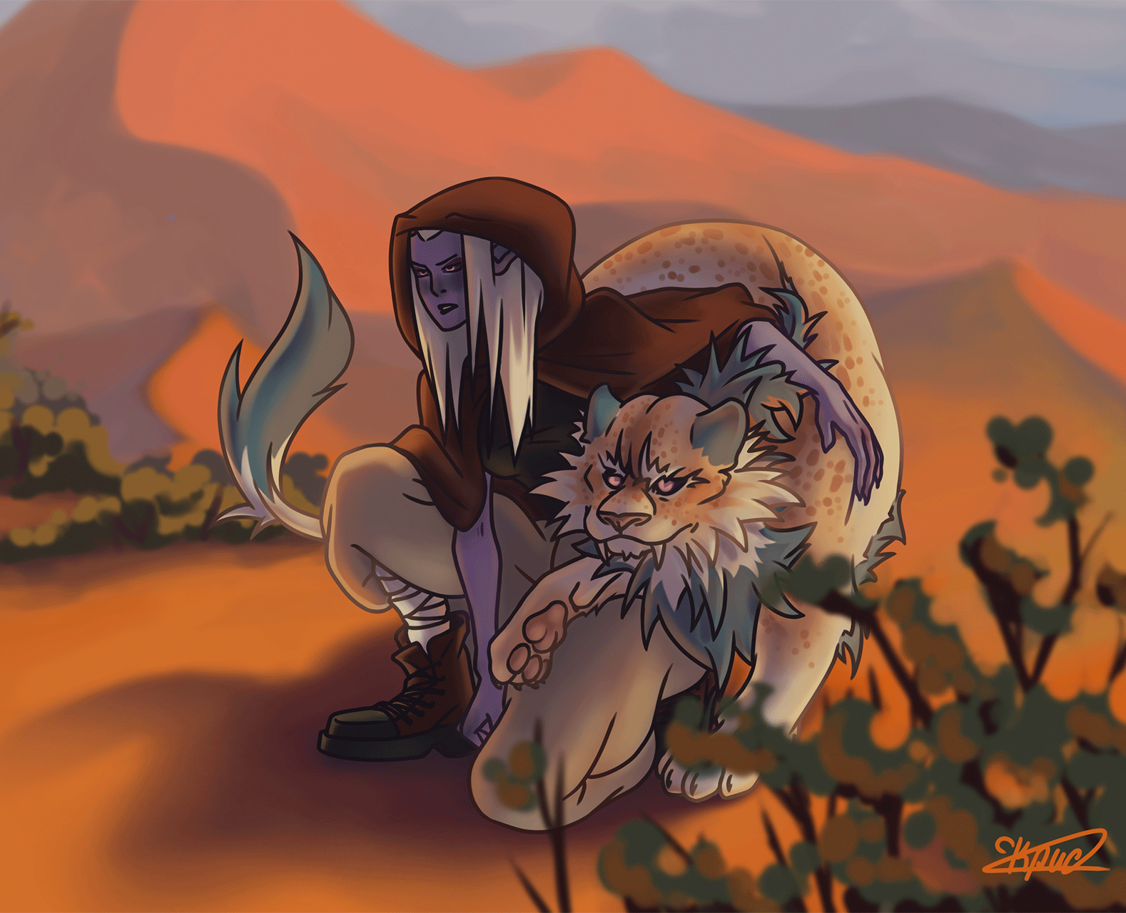 Арты персонажей на Dprofile