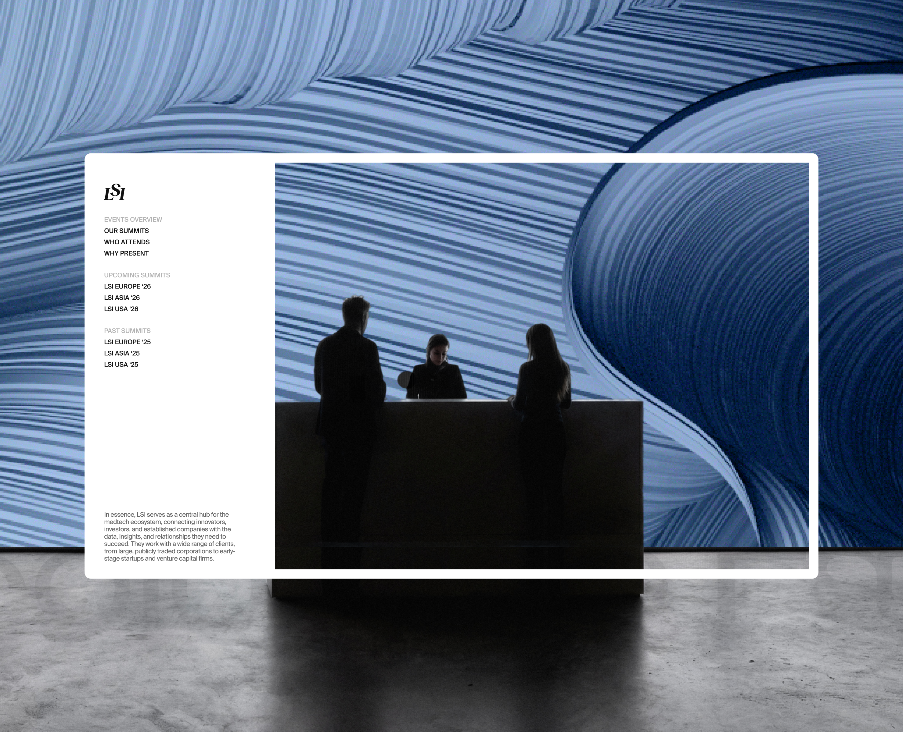 LSI — Event Identity & 3D Design на Dprofile