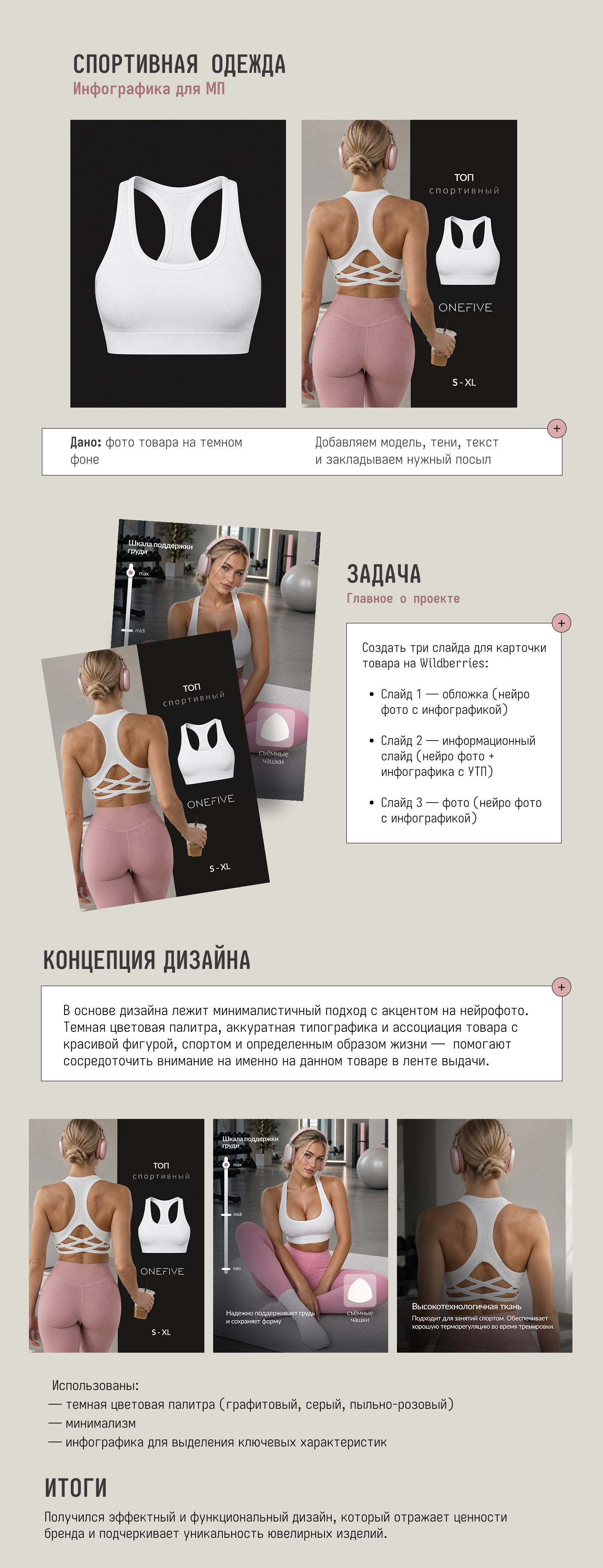 Инфографика для МП, спортивная одежда — Изображение №1 — Графика на Dprofile