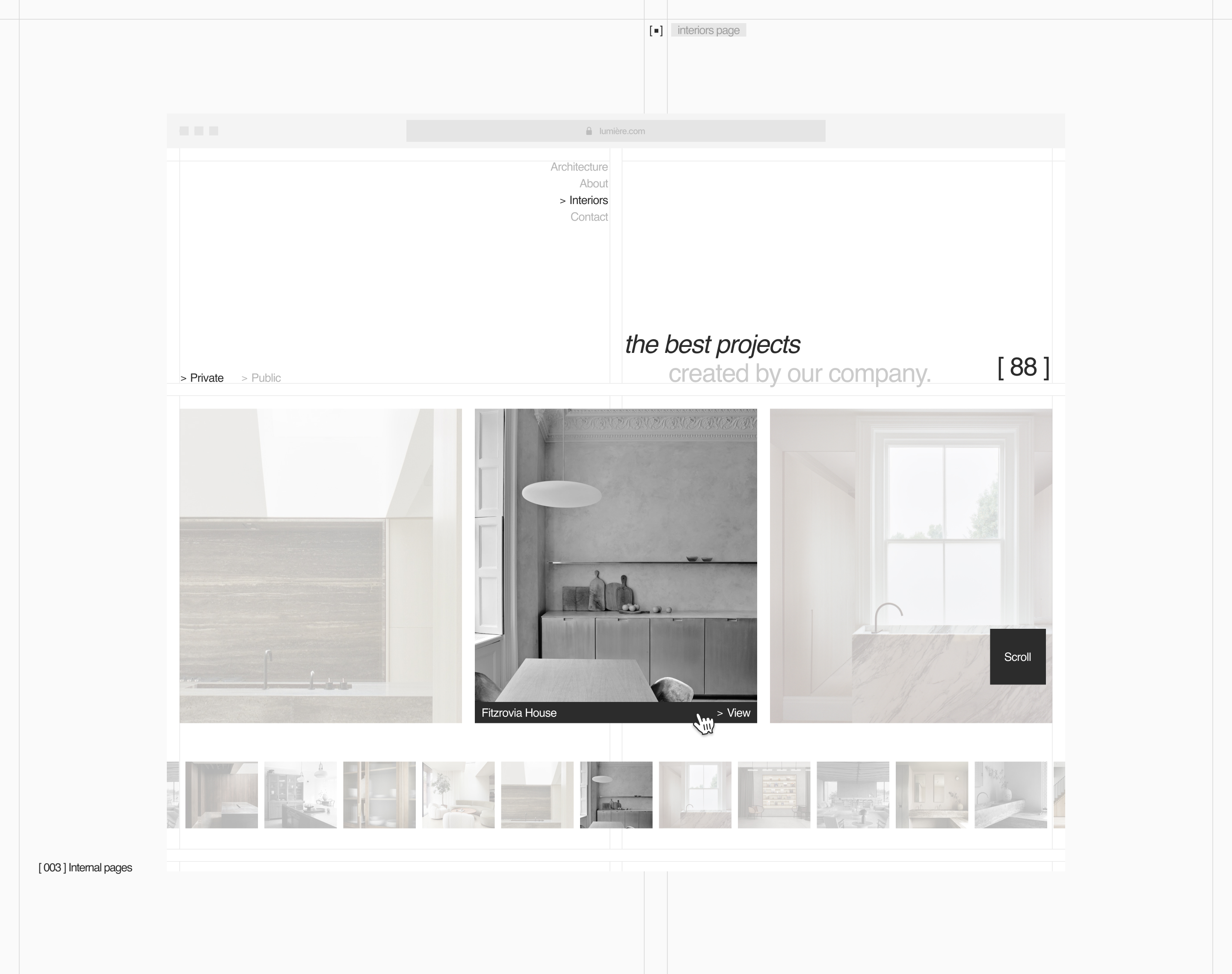 Interior studio / e-commercy design — Изображение №8 — Интерфейсы на Dprofile