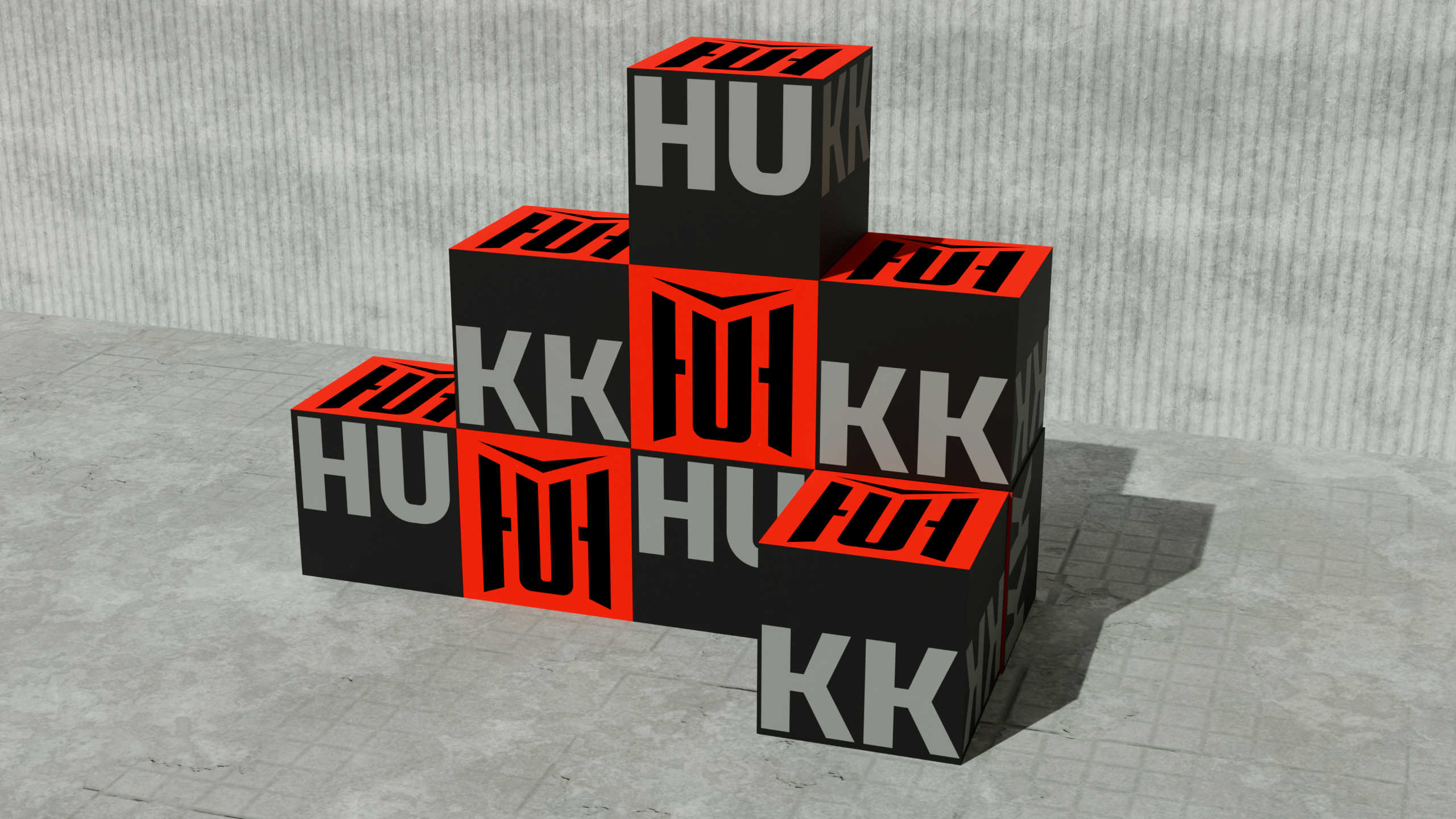 HUKK — фирменный стиль — Изображение №4 — Брендинг, Графика на Dprofile