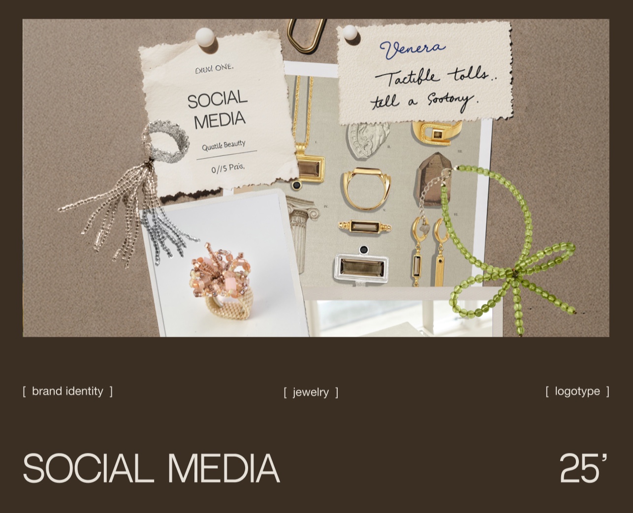 Оформление социальных сетей для украшений — Брендинг, Графика на Dprofile