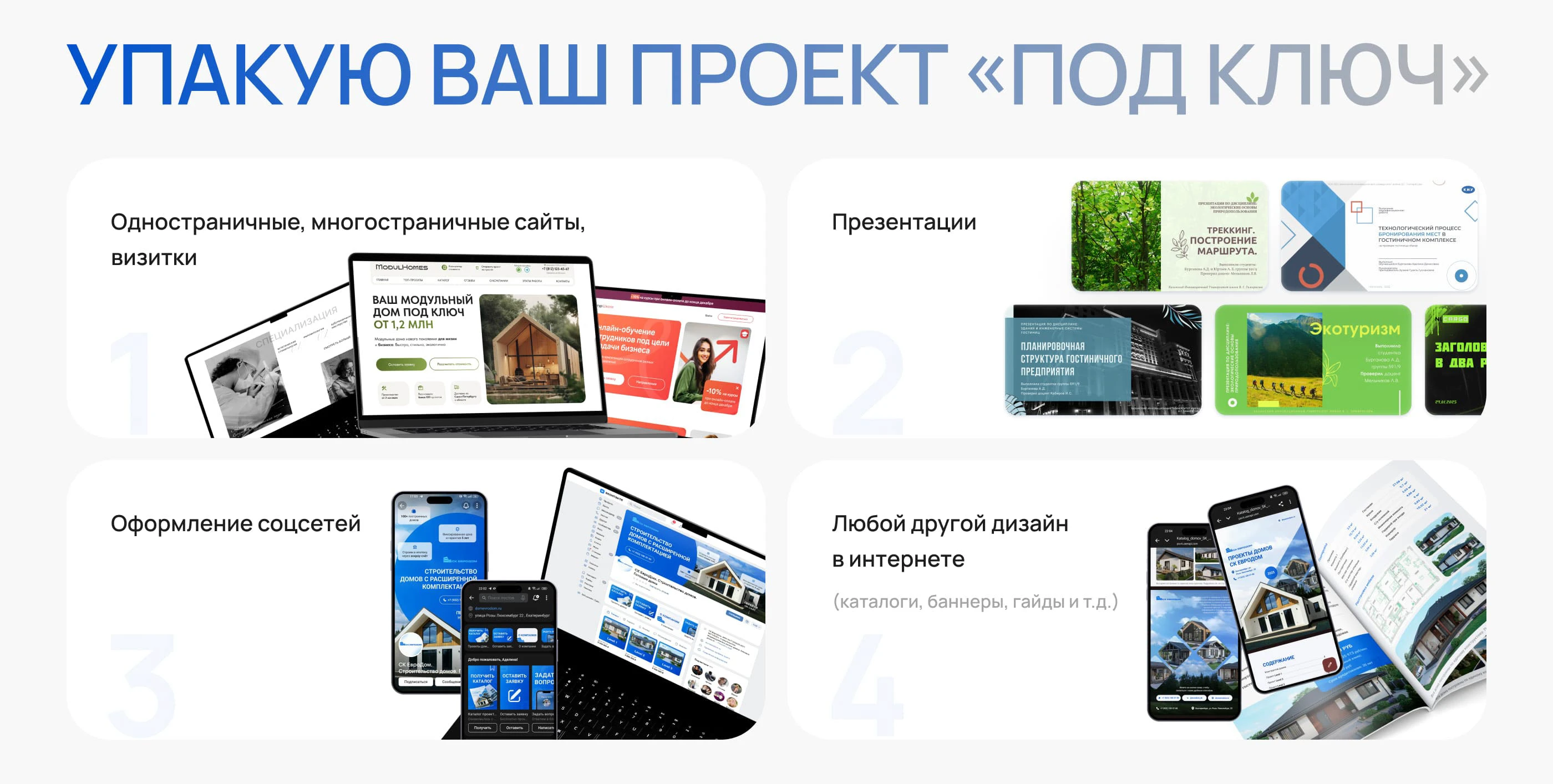 Строительство домов | Сайт, каталог, оформление ВК — Изображение №21 — Интерфейсы, Брендинг на Dprofile