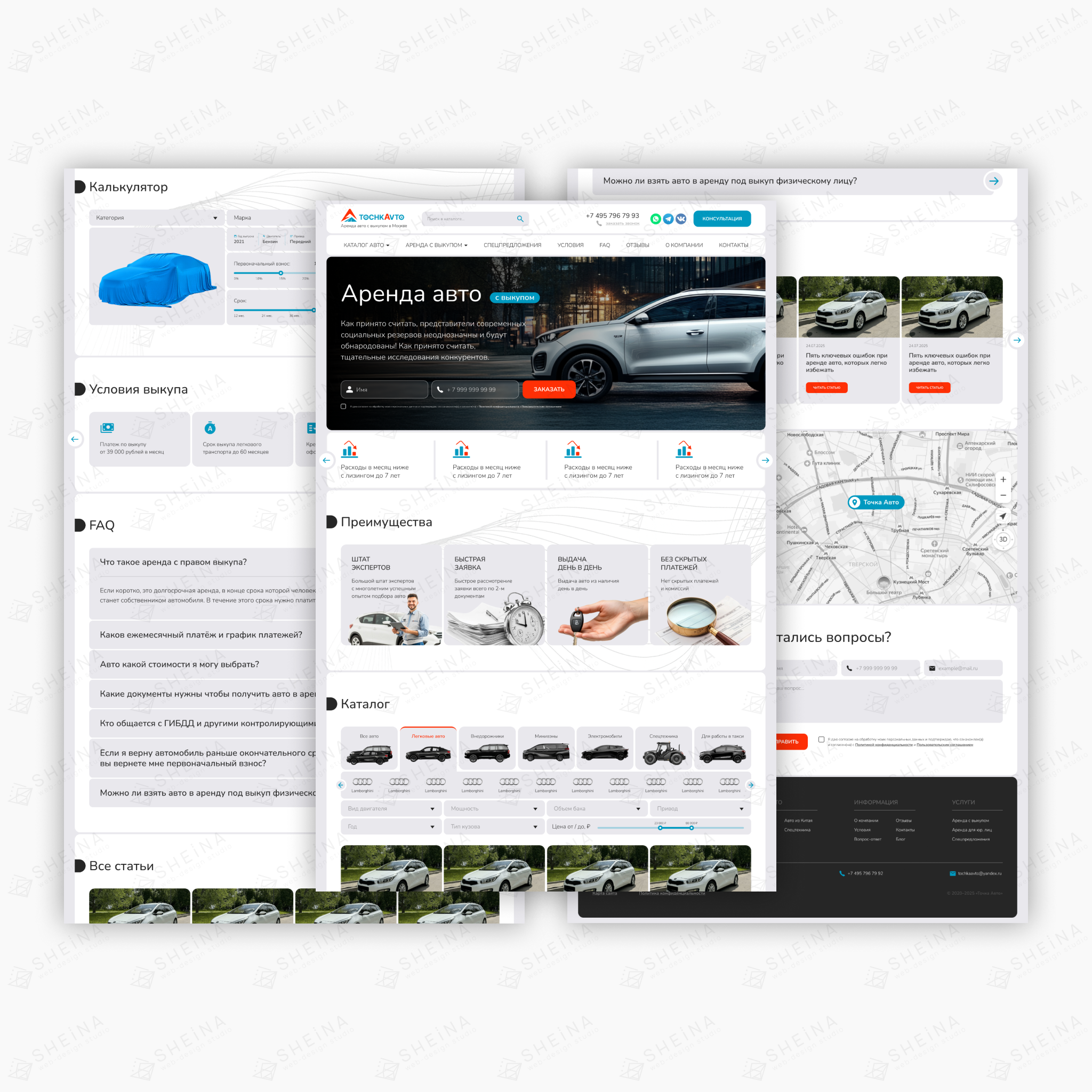 Дизайн сайта для TochkAvto — Изображение №1 — Интерфейсы на Dprofile
