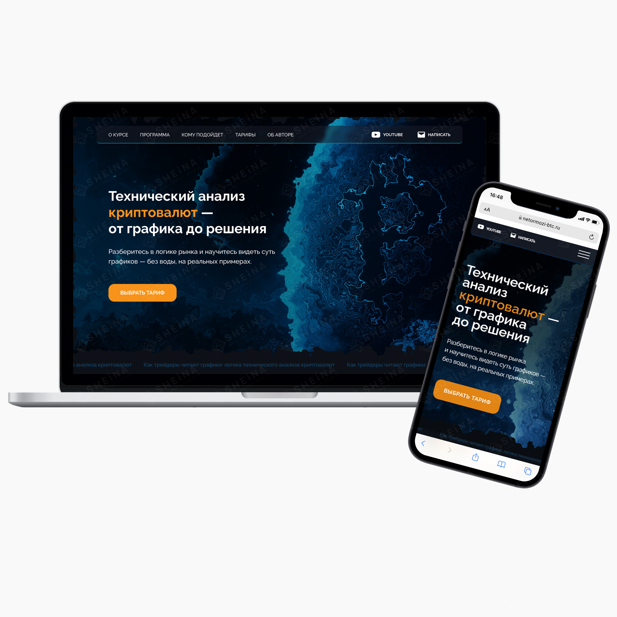 Сайт на Тильде для Не Тормози с BTC — Изображение №2 — Интерфейсы на Dprofile