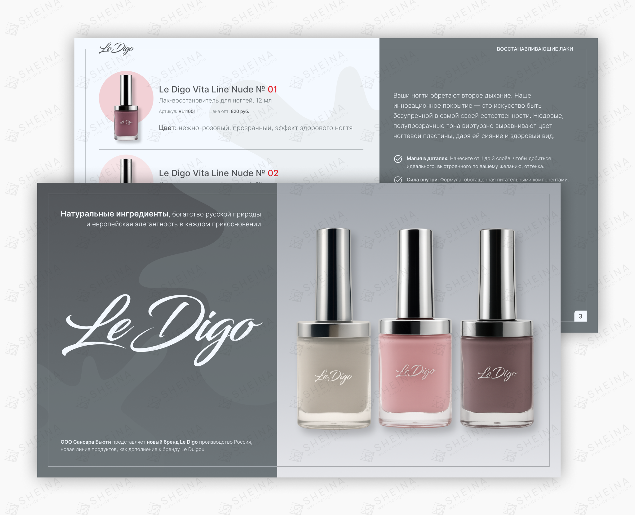 Дизайн презентации для Le Digo — Интерфейсы, Маркетинг на Dprofile