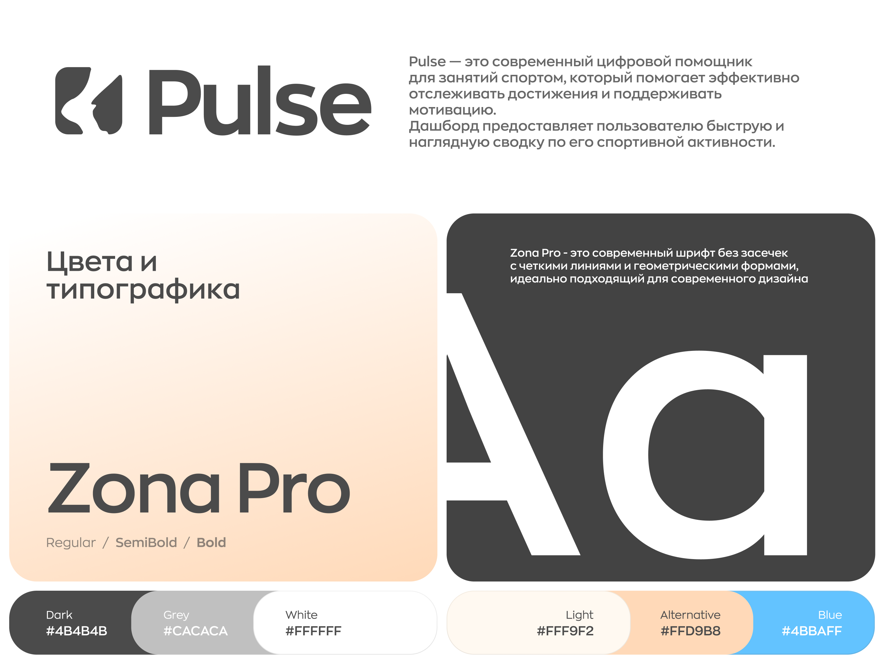 Дашборд Pulse для спорта и фитнеса — Изображение №2 — Интерфейсы на Dprofile