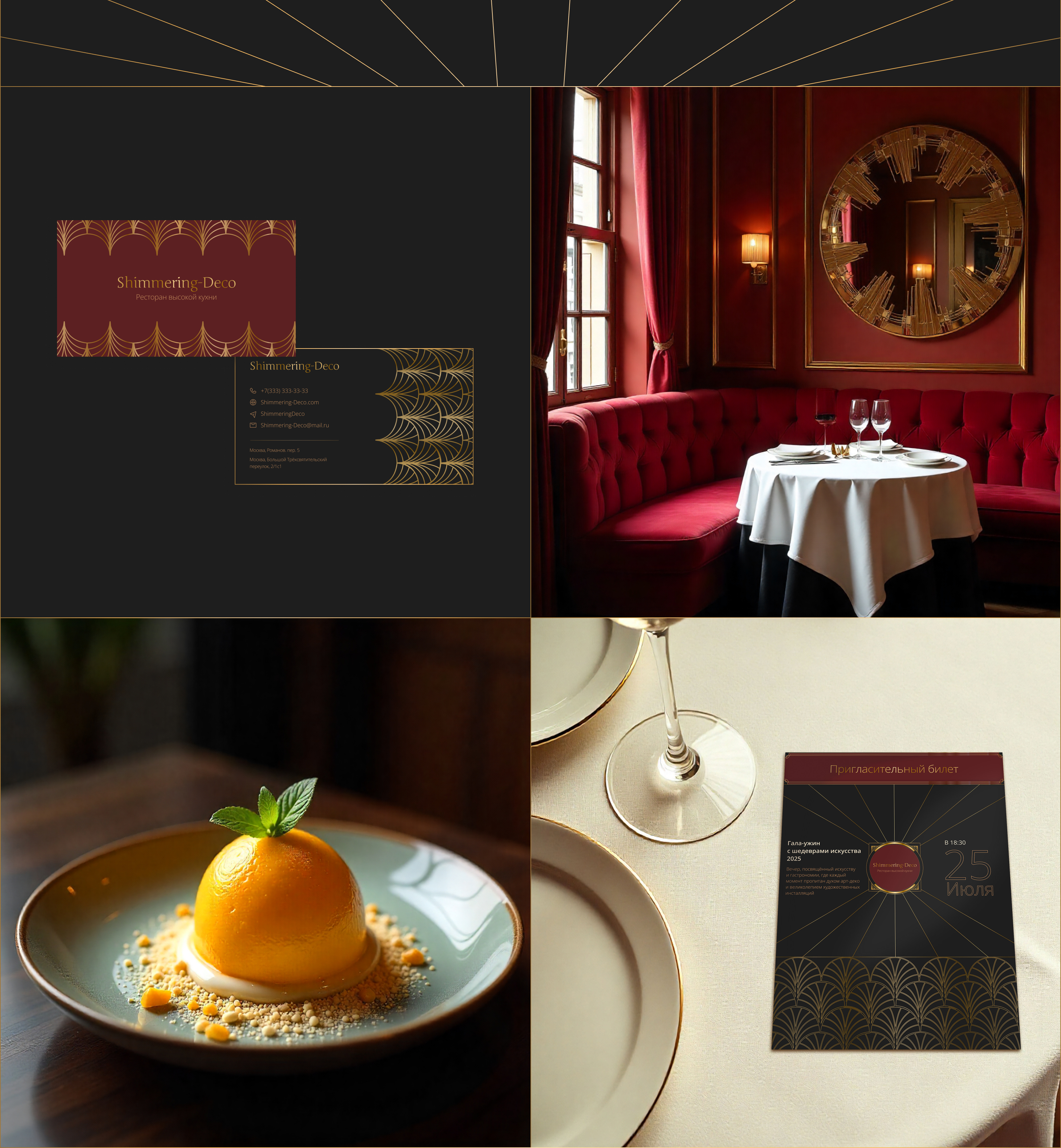 UX/UI Сайт ресторана высокой кухни — Изображение №22 — Интерфейсы, Брендинг на Dprofile