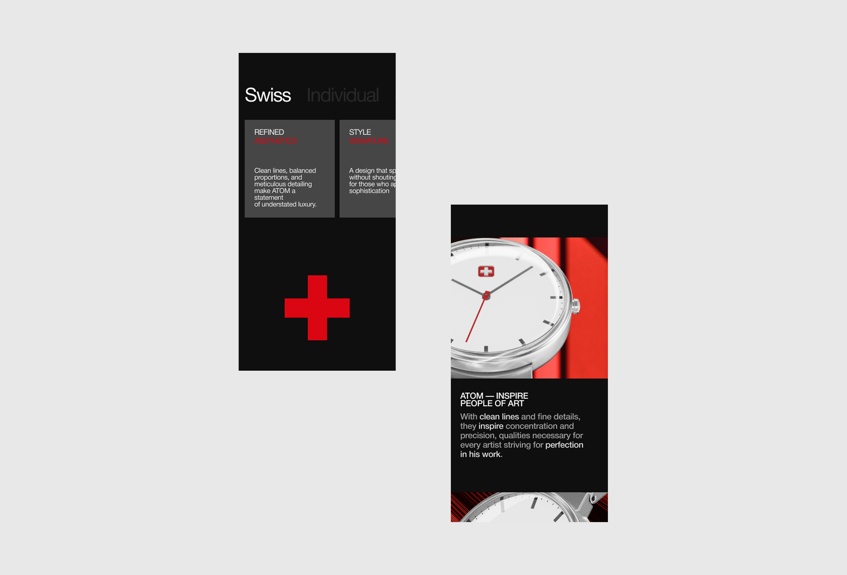 ATOM WATCH — Изображение №7 — Интерфейсы, Анимация на Dprofile