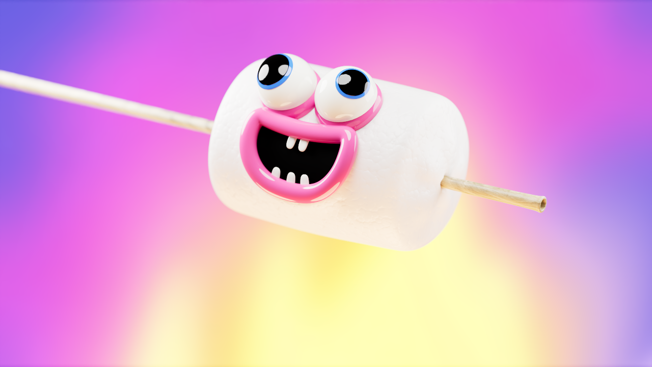 Безумная маршмеллоу — Изображение №1 — Иллюстрация, Анимация на Dprofile