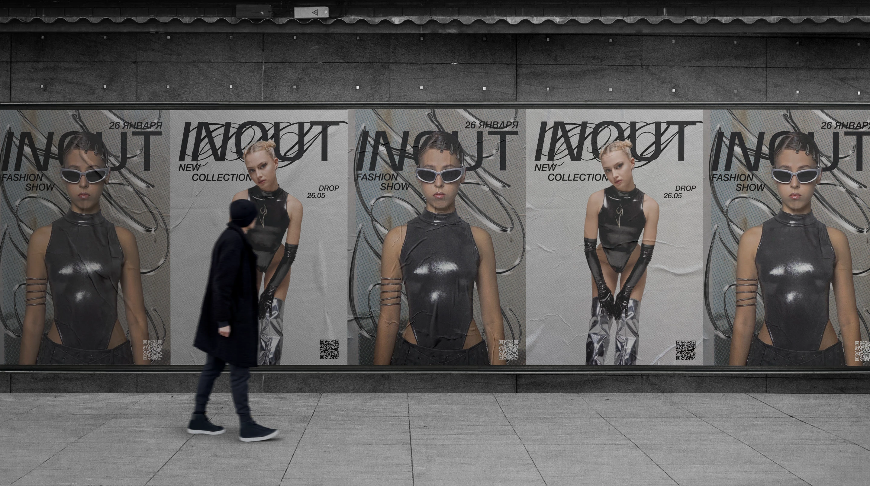 INOUT — концептуальный бренд одежды — Изображение №7 — Брендинг, Графика на Dprofile