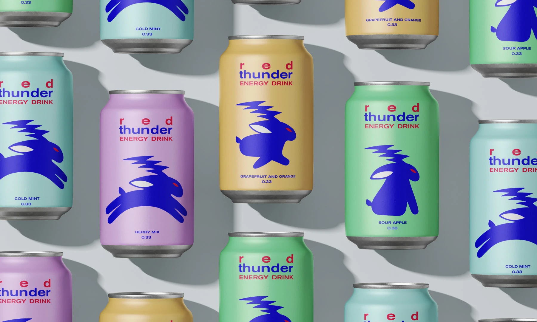 Red thunder — мистический энергетичик — Изображение №2 — Брендинг, Графика на Dprofile