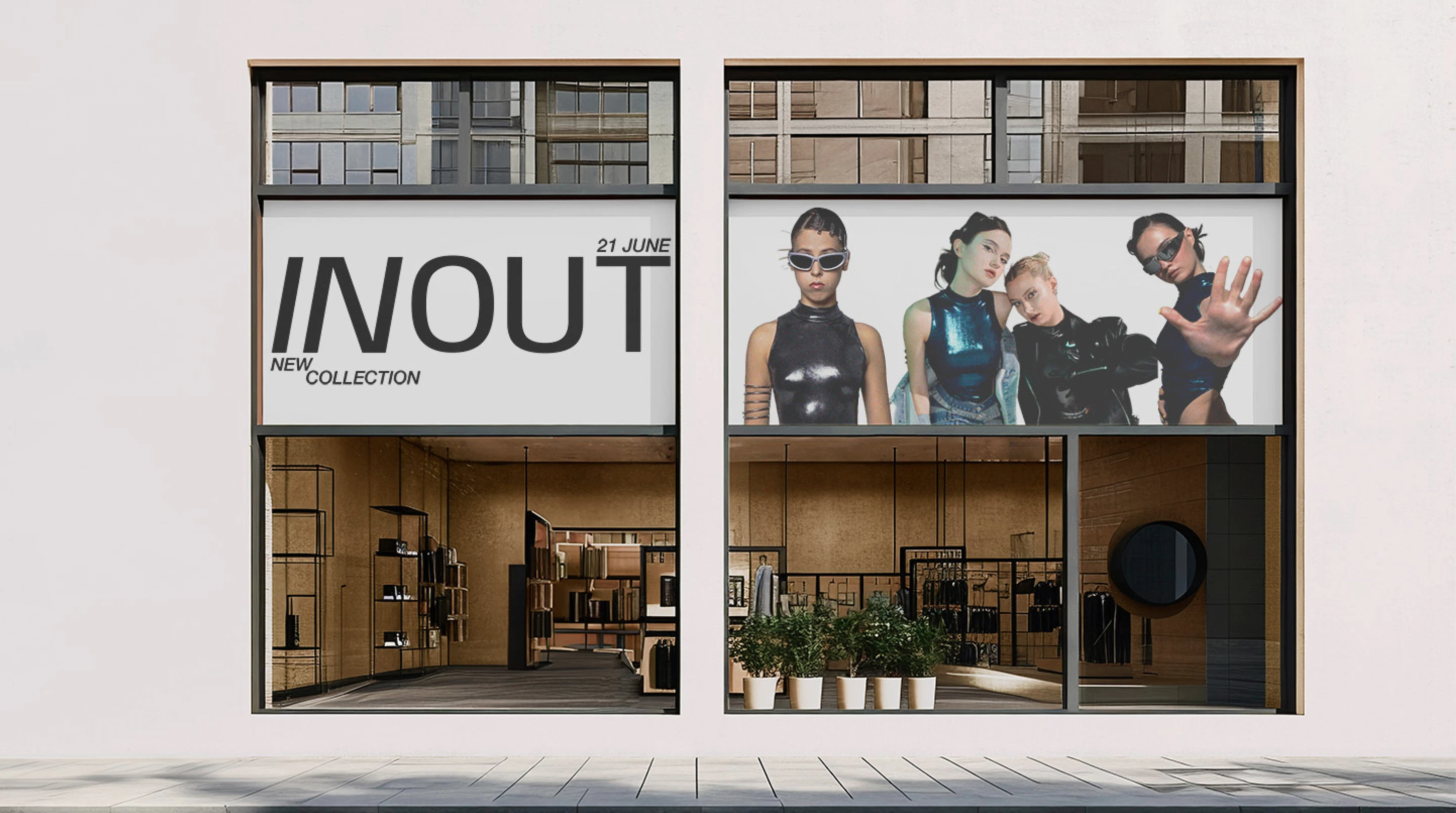 INOUT — концептуальный бренд одежды — Изображение №4 — Брендинг, Графика на Dprofile