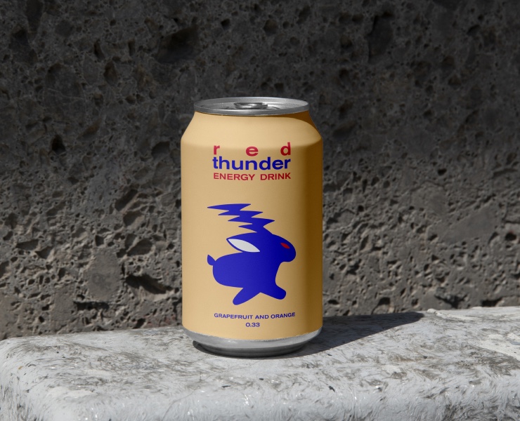 Red thunder — мистический энергетичик — Брендинг, Графика на Dprofile