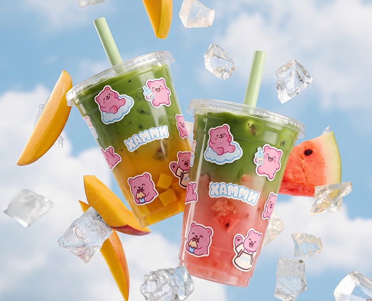 Хамми. Кондитерская и Bubble Tea. Айдентика бренда — Брендинг, Графика на Dprofile