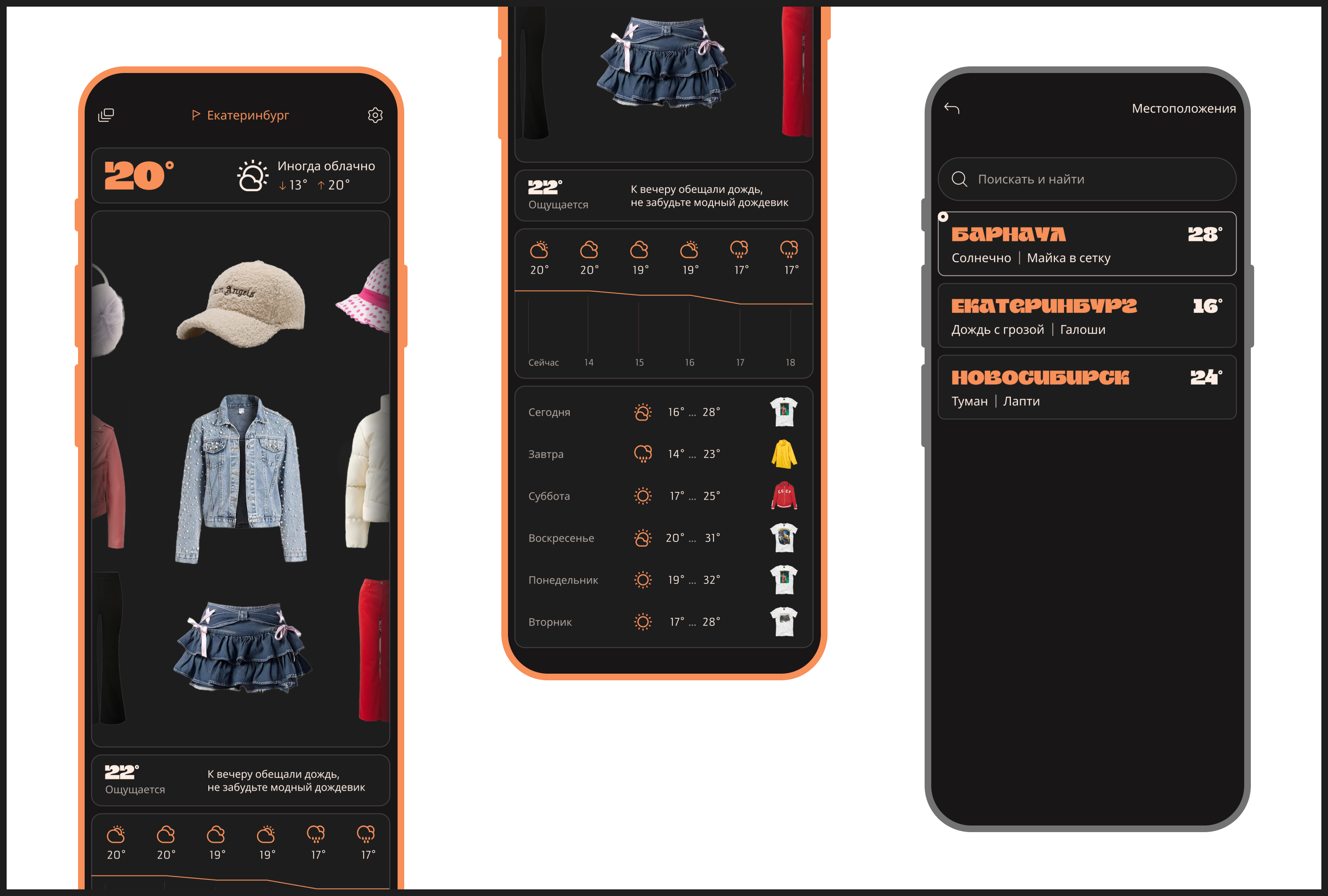 ПоПог | Полезный прогноз погоды — Изображение №6 — Интерфейсы на Dprofile