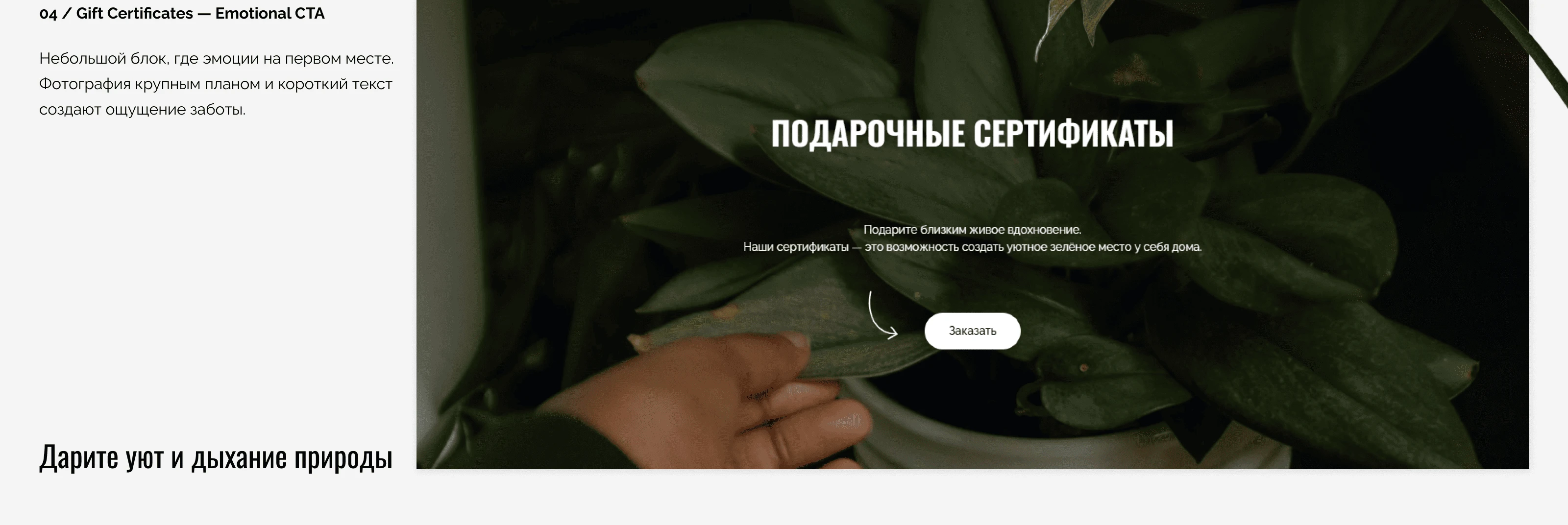 BloomSpace - студия интерьерной флористики — Изображение №6 — Интерфейсы на Dprofile
