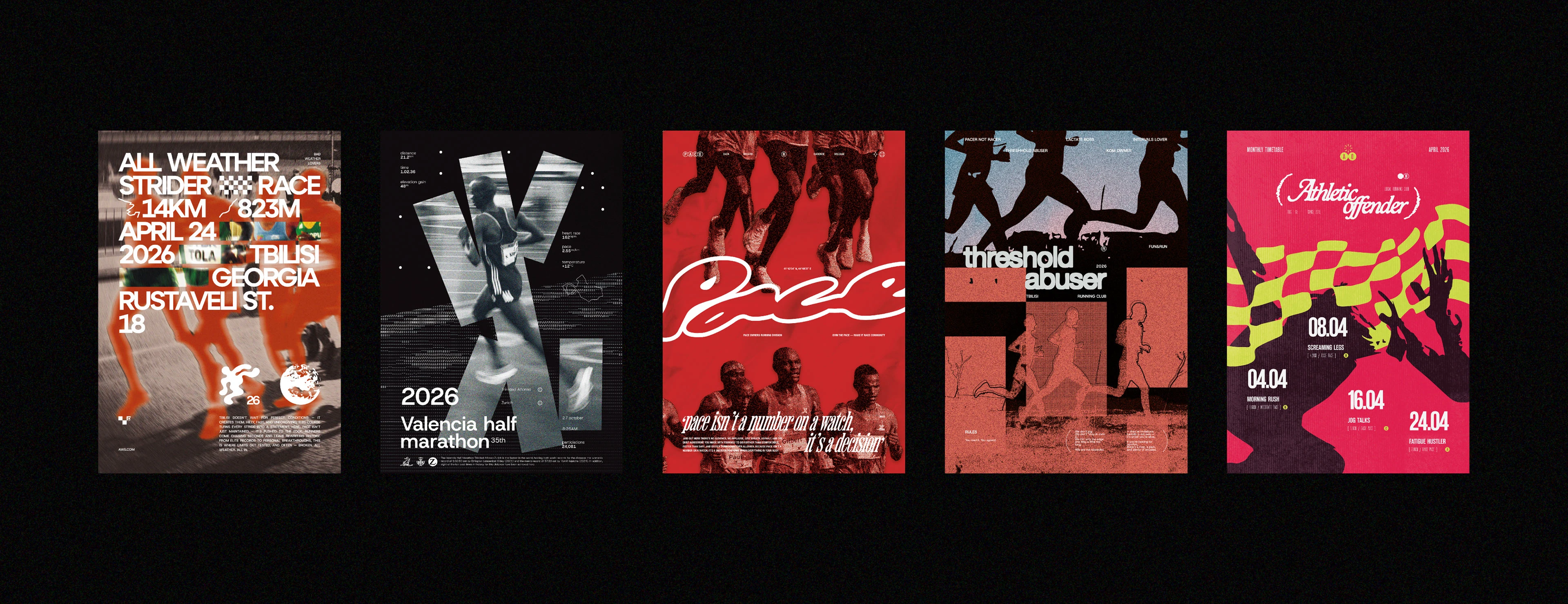 Running posters — Изображение №7 — Брендинг, Графика на Dprofile