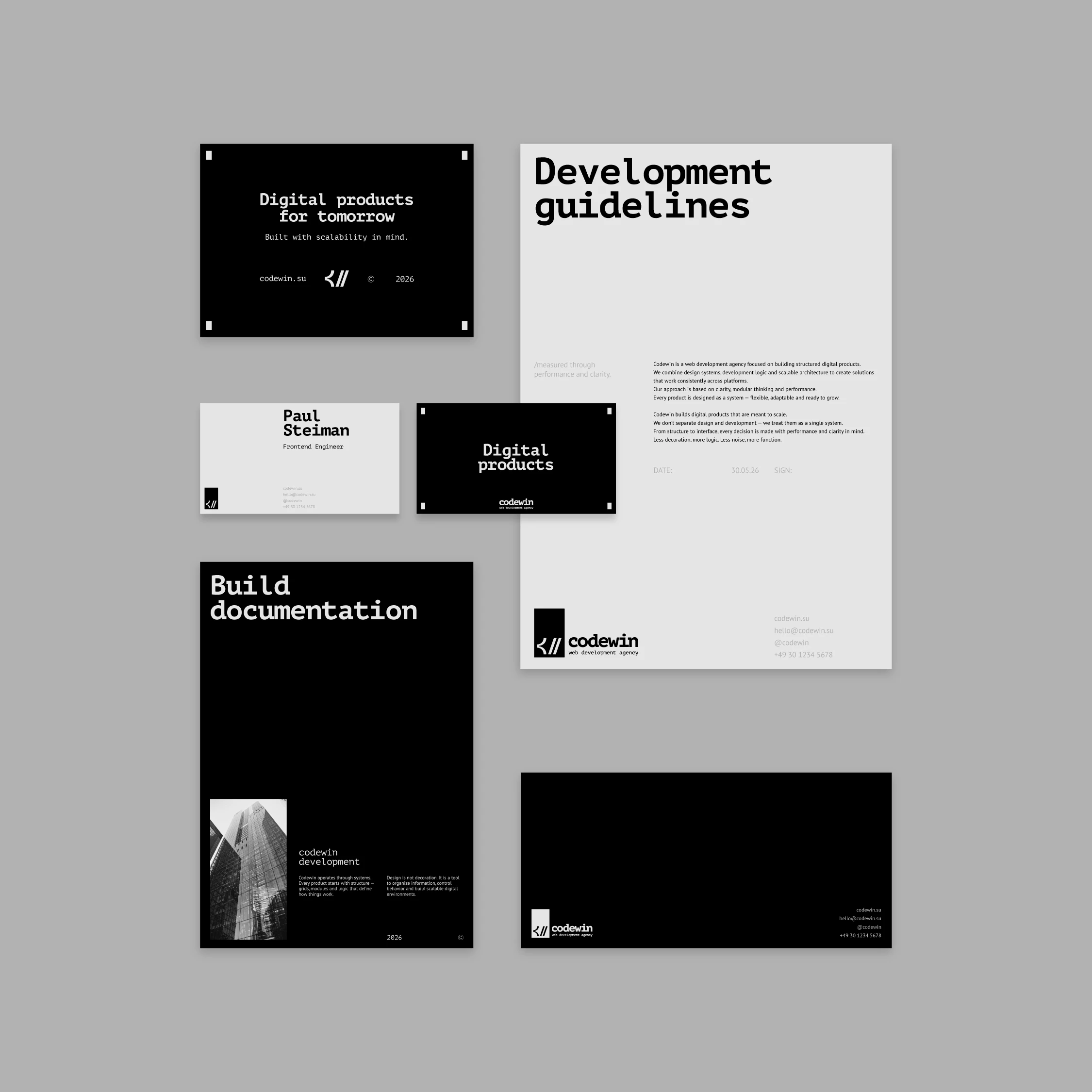 Codewin brand identity — Изображение №3 — Брендинг, Графика на Dprofile