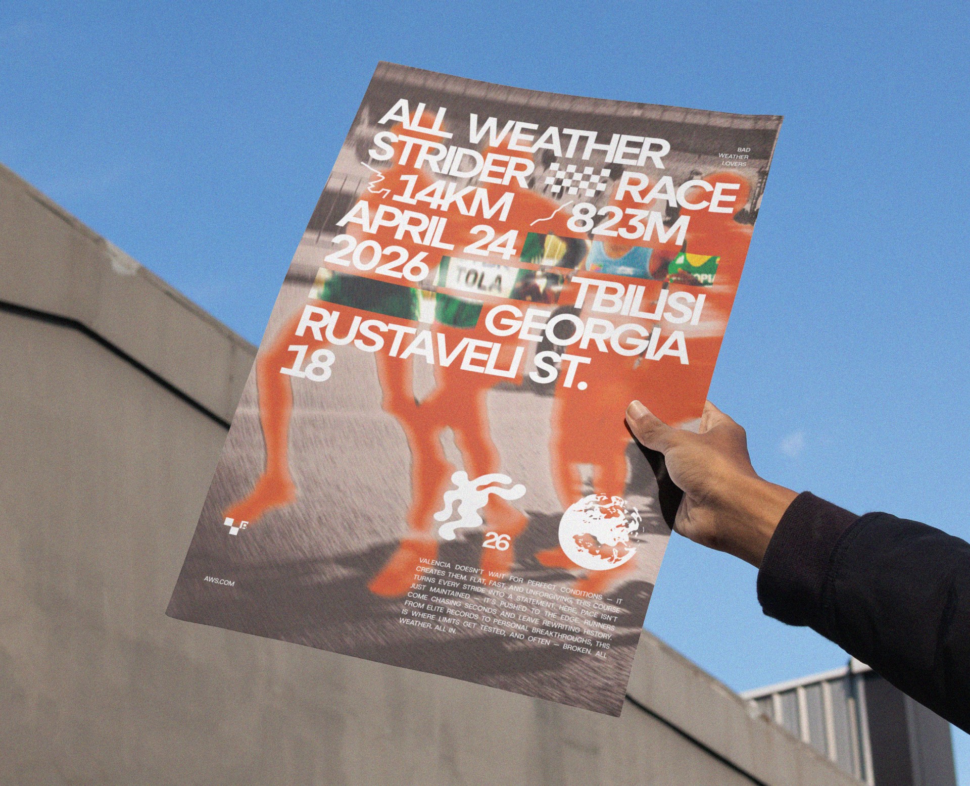 Running posters — Брендинг, Графика на Dprofile