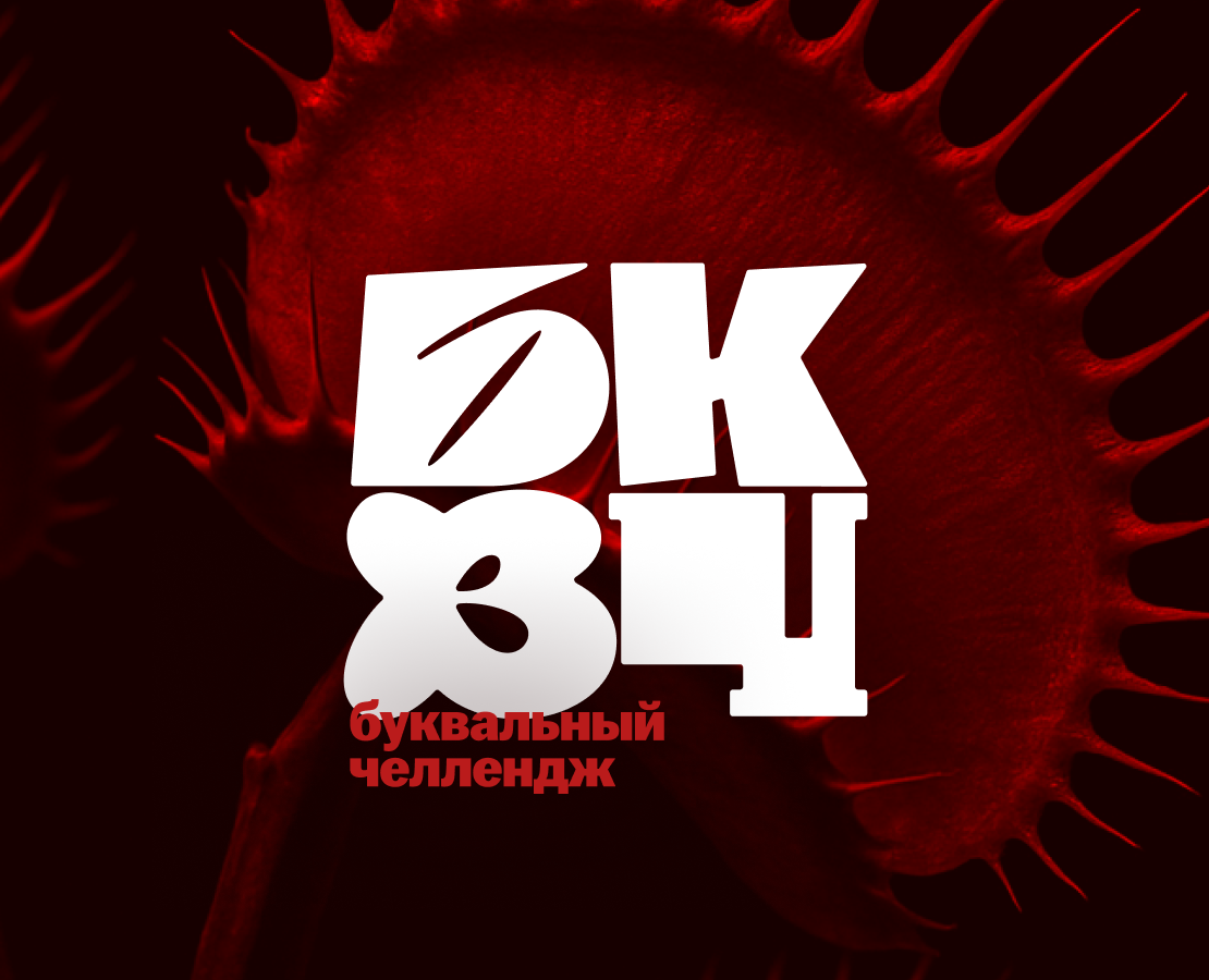 Буквальный челлендж — шрифт Мухоловка — Графика на Dprofile